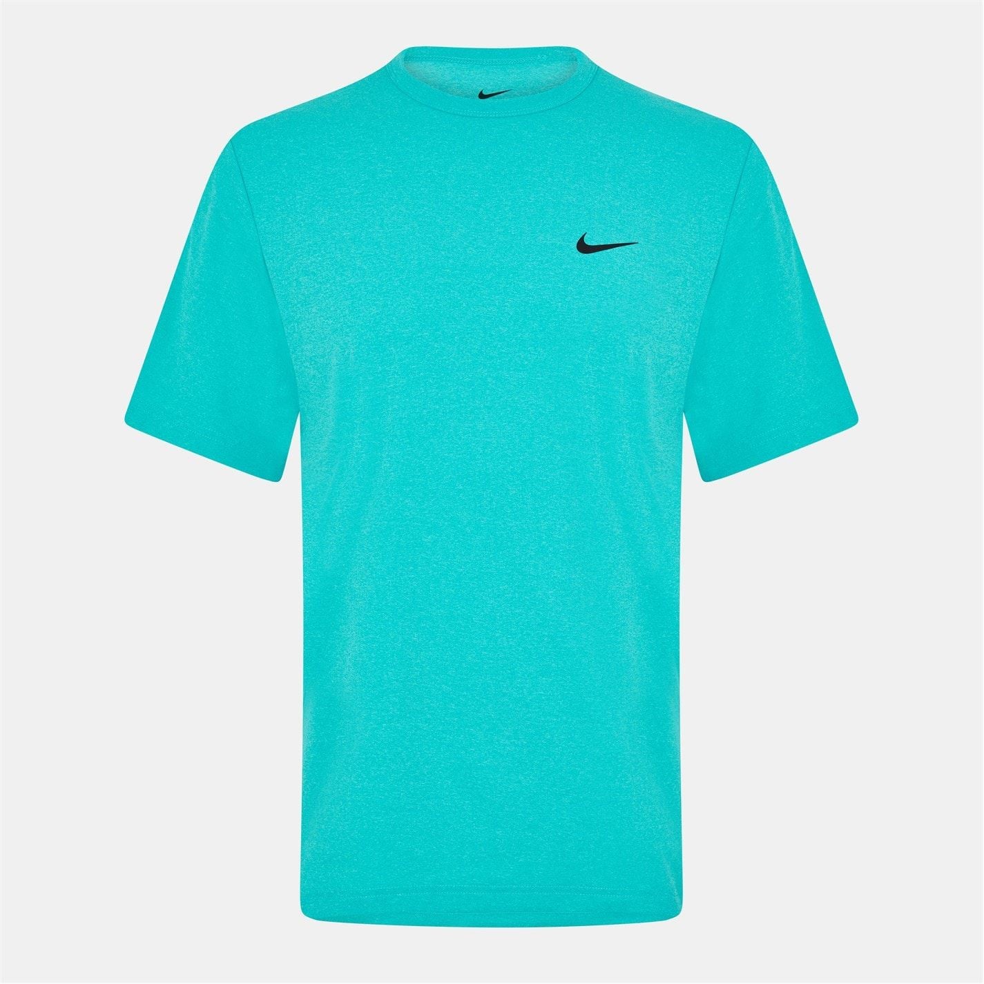 Nike Mens Dri Fit Uv Hyverse Short Sleeve Fitness Top