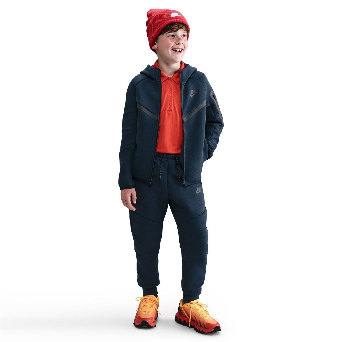 Nike Sportswear Tech Fleece Big Kids  Full Zip Hoodie