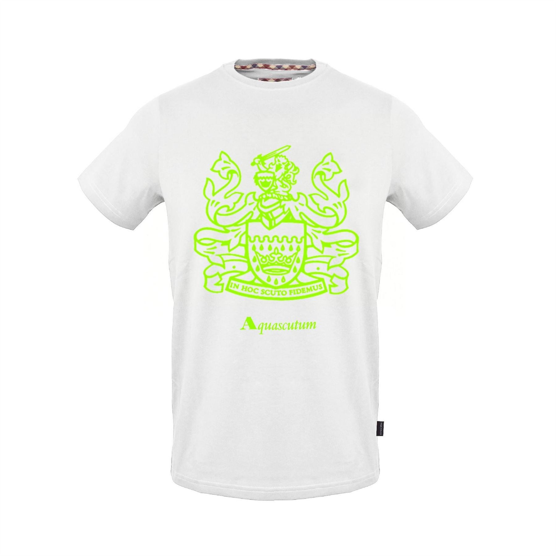 Aquascutum Graphic Crew Neck Short Sleeve Jersey T-Shirt