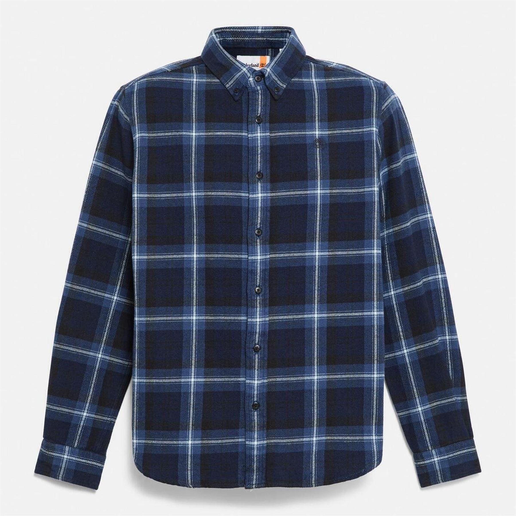 Timberland Collared Neck Button Down Long Sleeve Shirt
