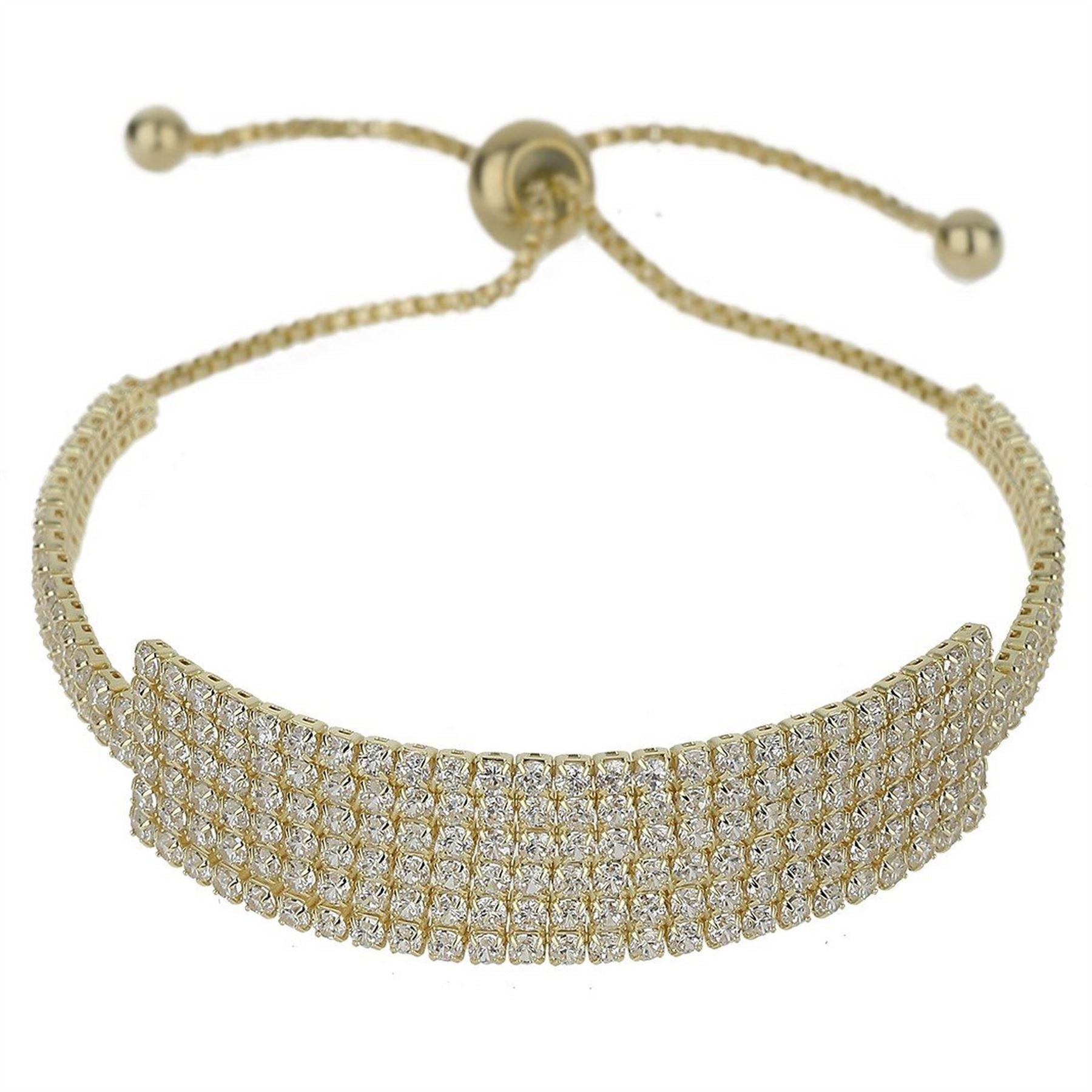 Mason Knight Yager Strands Cubic Link Tie Up Bracelet