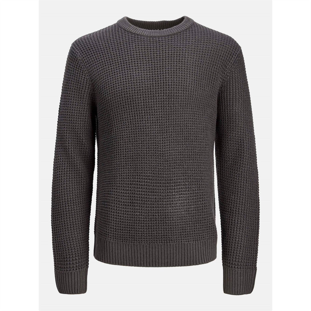 Jack and Jones Crew Neck Ribbed Collar Long Sleeve Sweater