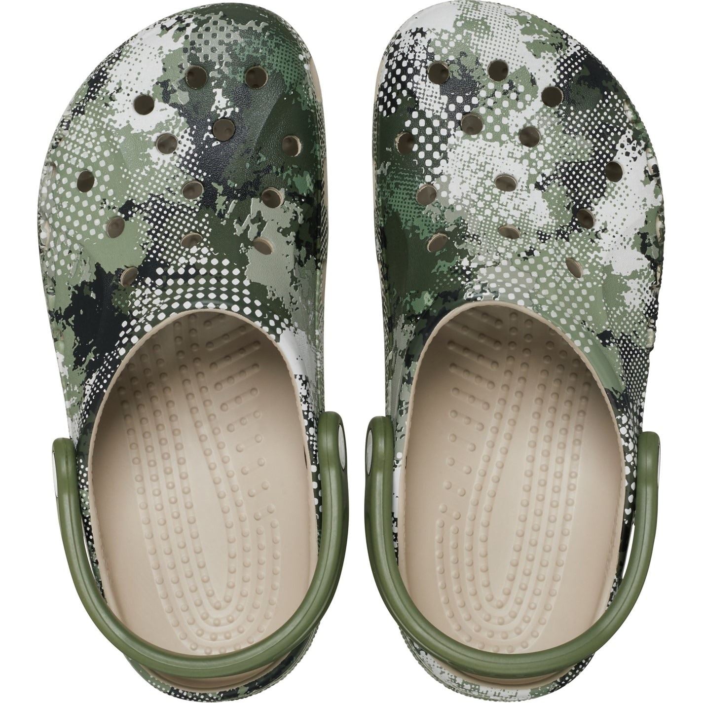 Crocs Baya Camo Flatform Clogs