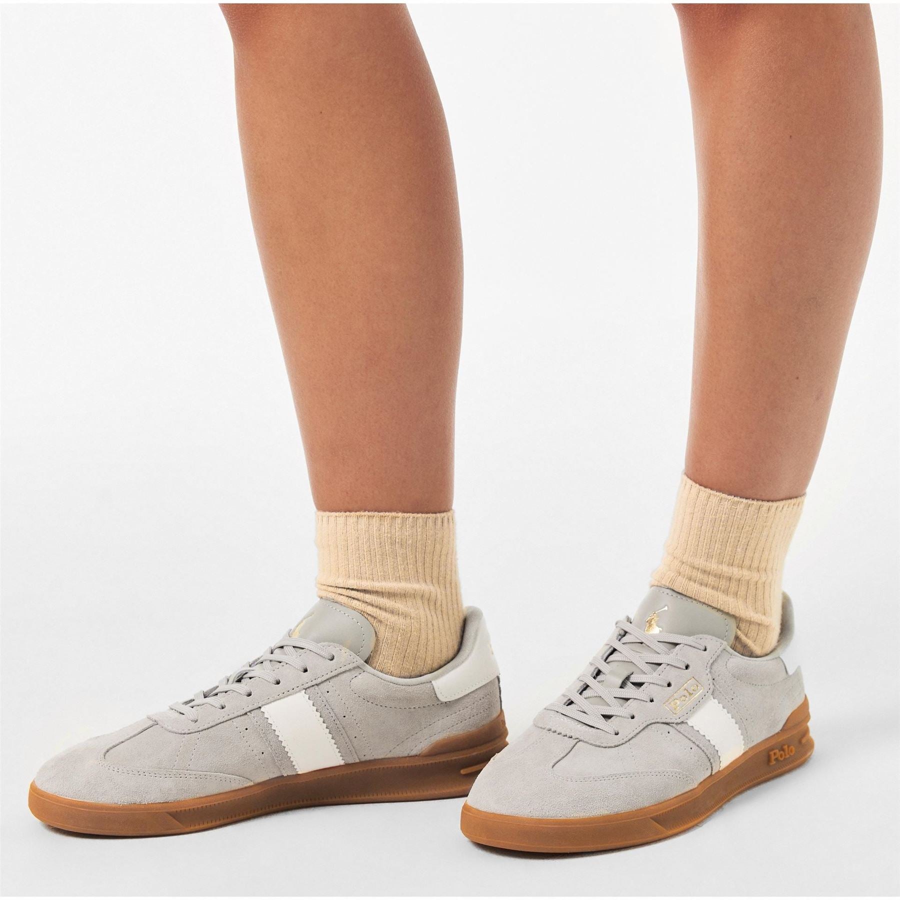 Polo Ralph Lauren Leather Court Trainers