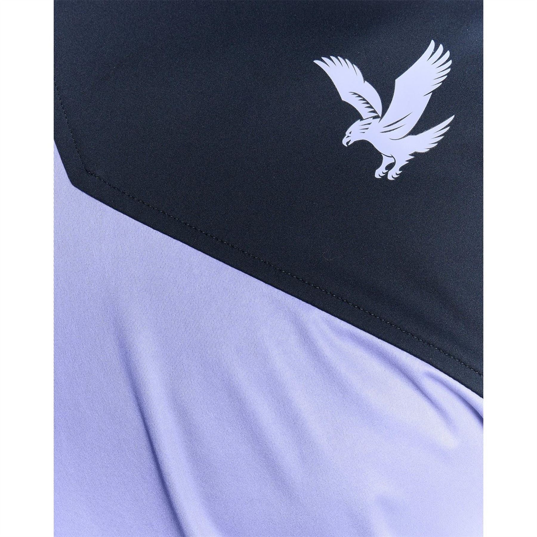 Lyle and Scott Funnel Neck High Collar Short Sleeve Athletic Shirt