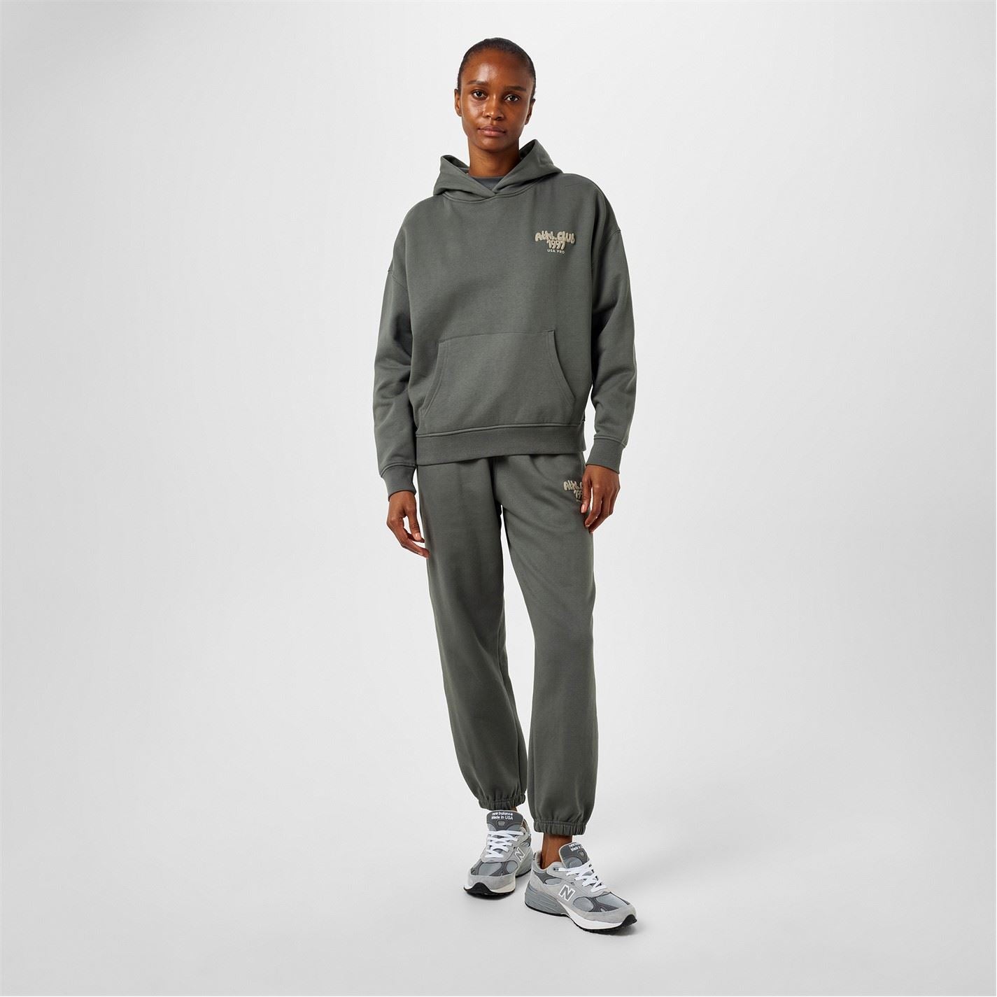 USA Pro Oversize Fit Hooded Graphic Sweatshirt