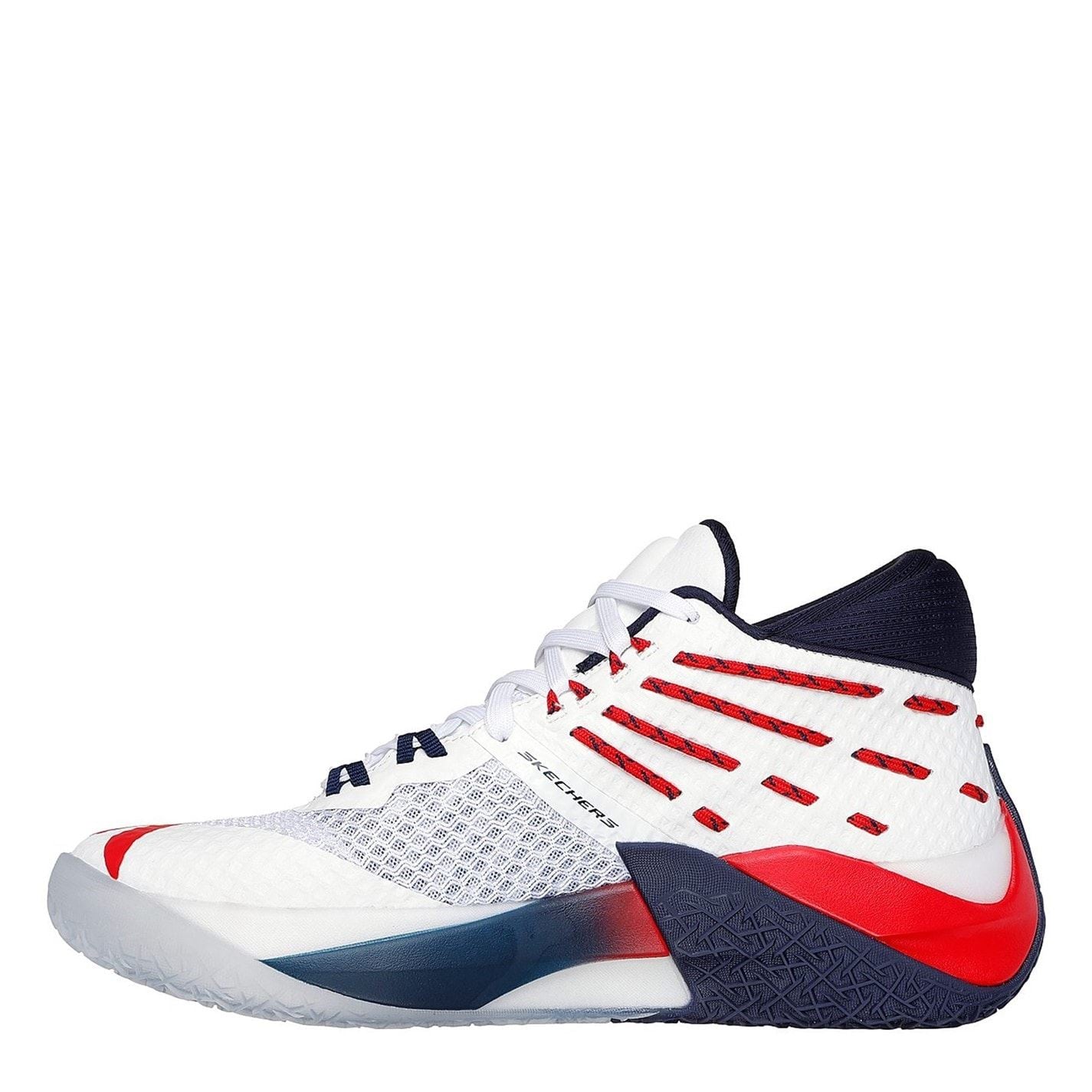 Skechers Breathable Mesh TPU Heel Lock Basketball Trainers