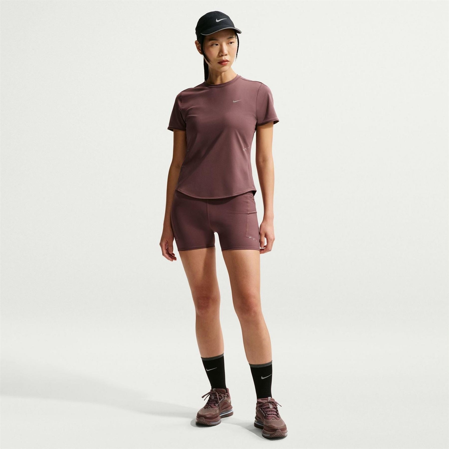 Nike Womens Swift Dri Fit Short Sleeve Running Top
