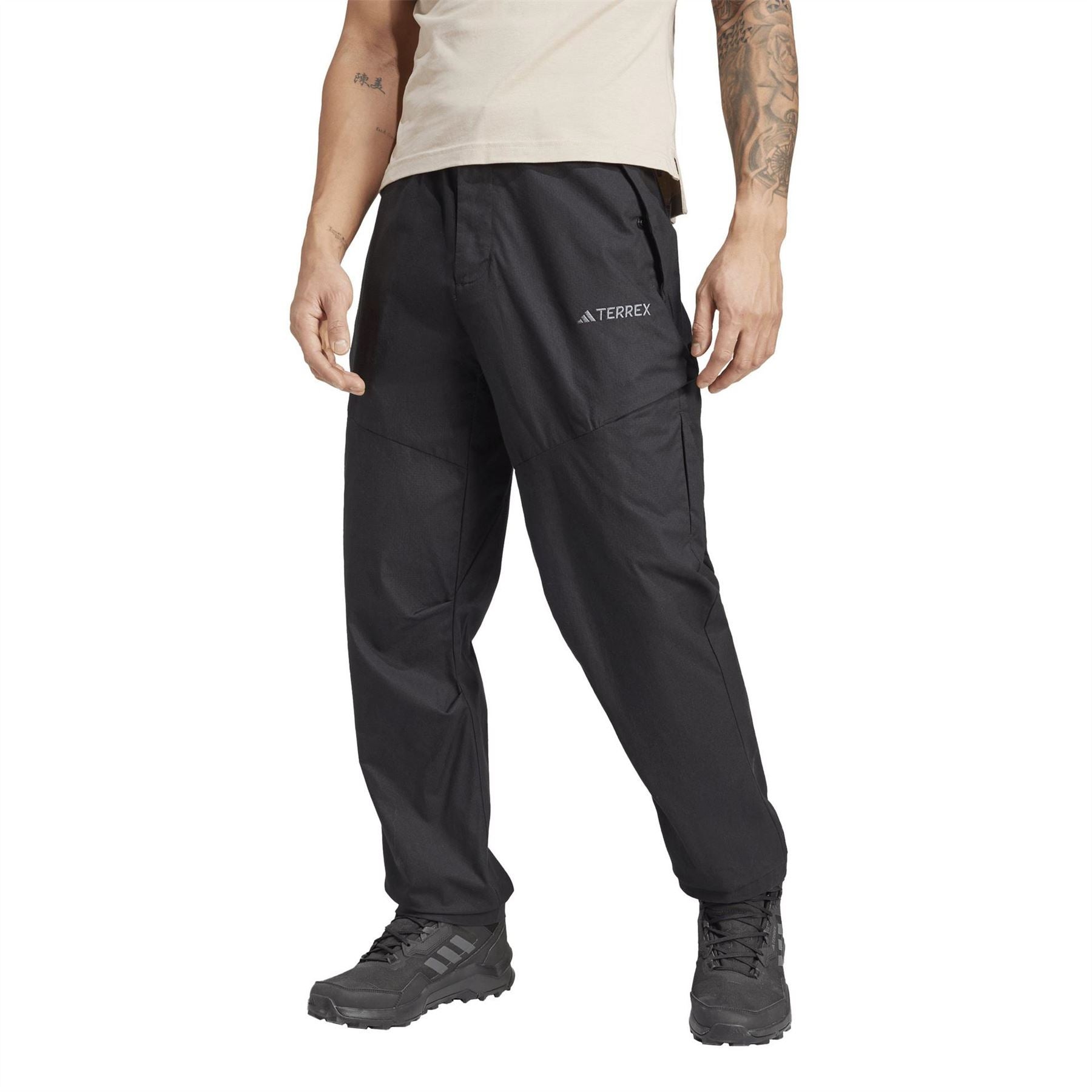 adidas Xploric Solid Patterned Straight Pants