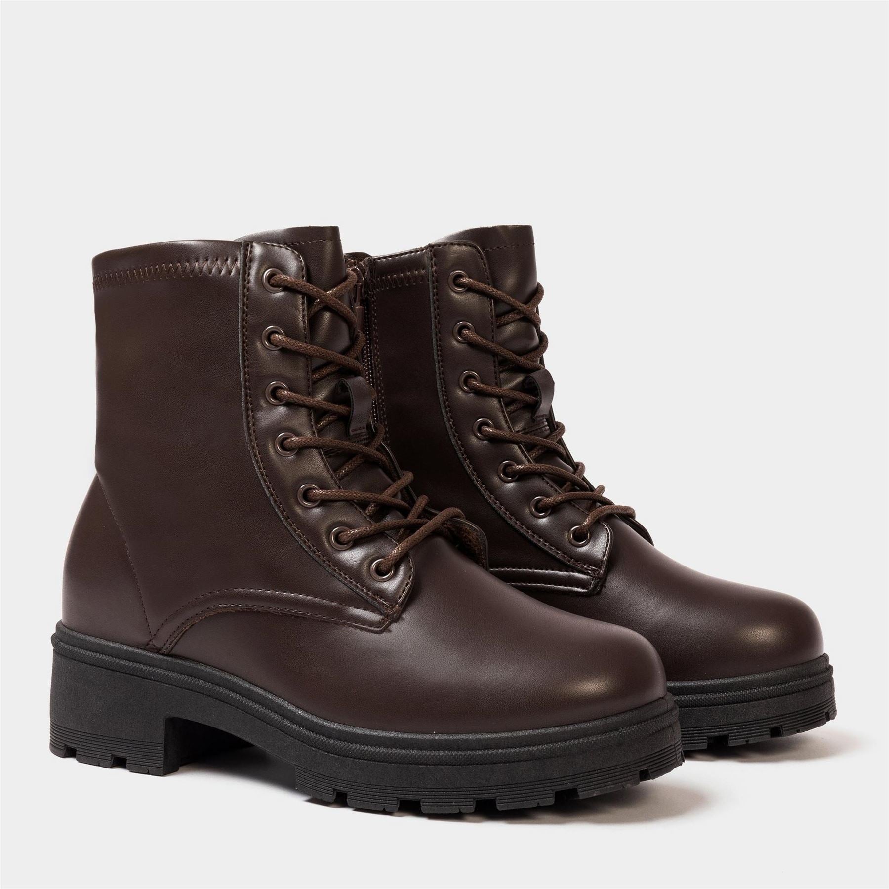 I Saw It First Womens Saw It First Biker Ankle Boots
