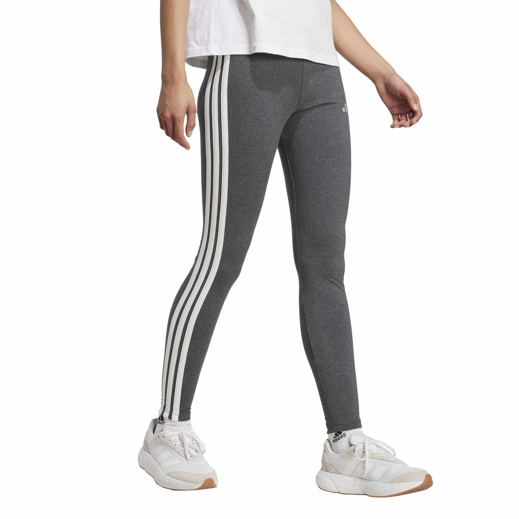 adidas Womens Essentials 3 Stripe Leggings