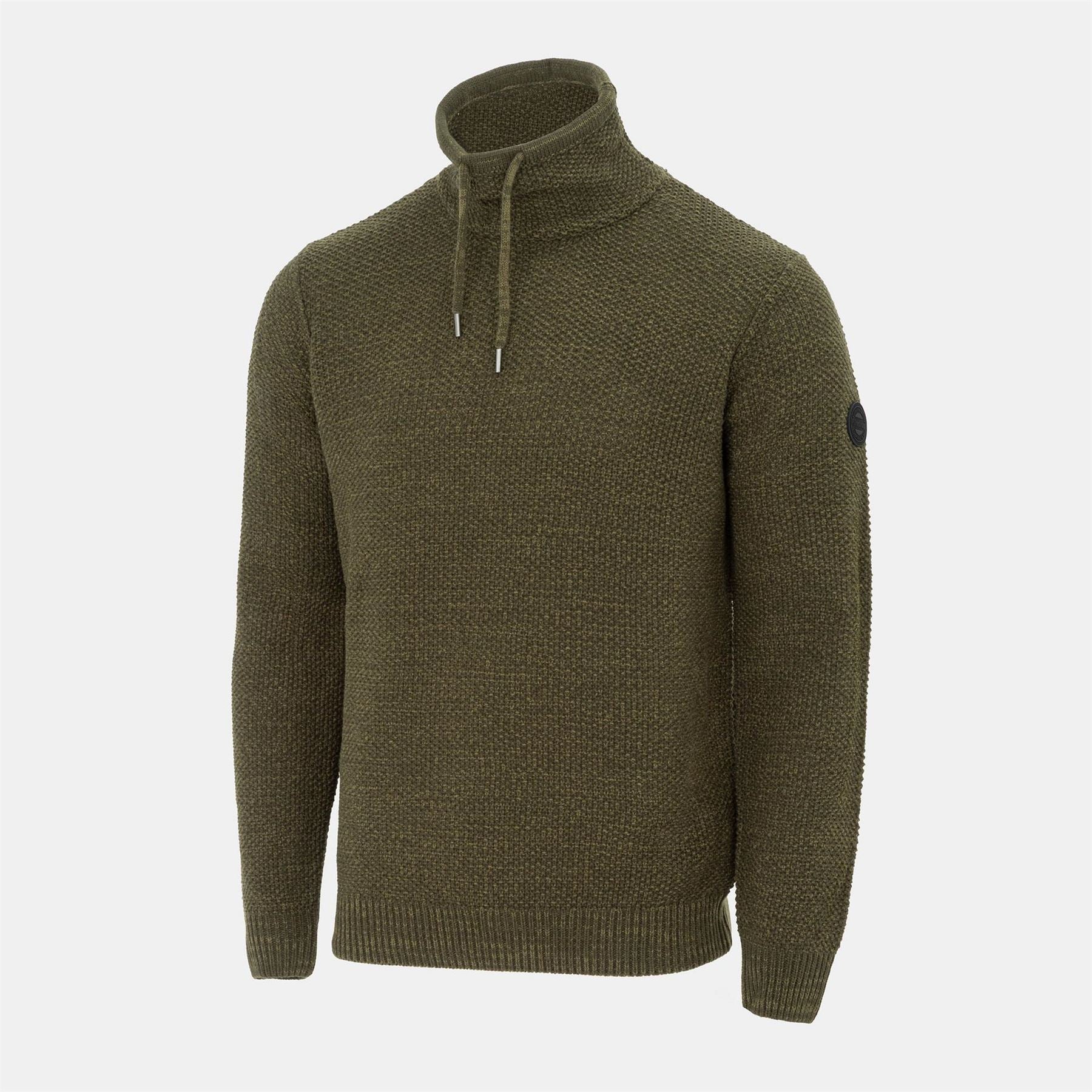 Firetrap Mens Cowl Neck Jumper