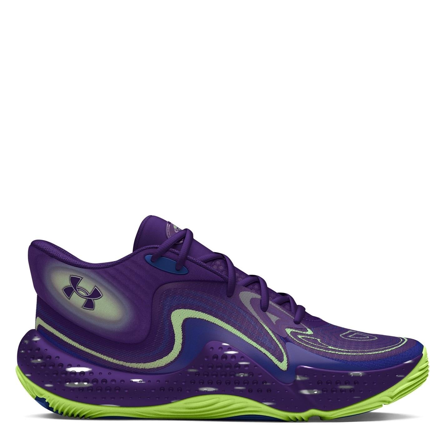 Under Armour Spawn 6 Mid Graphic Print Basketball Trainers