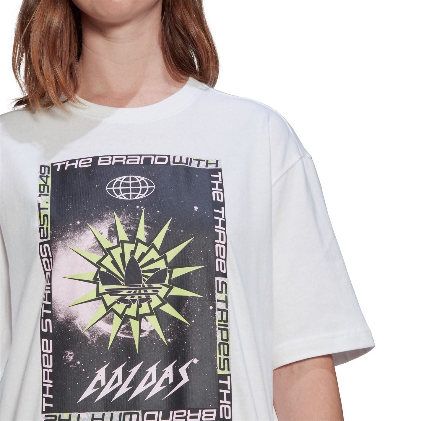 adidas Originals Crew Neck Mini T-Shirt Dress