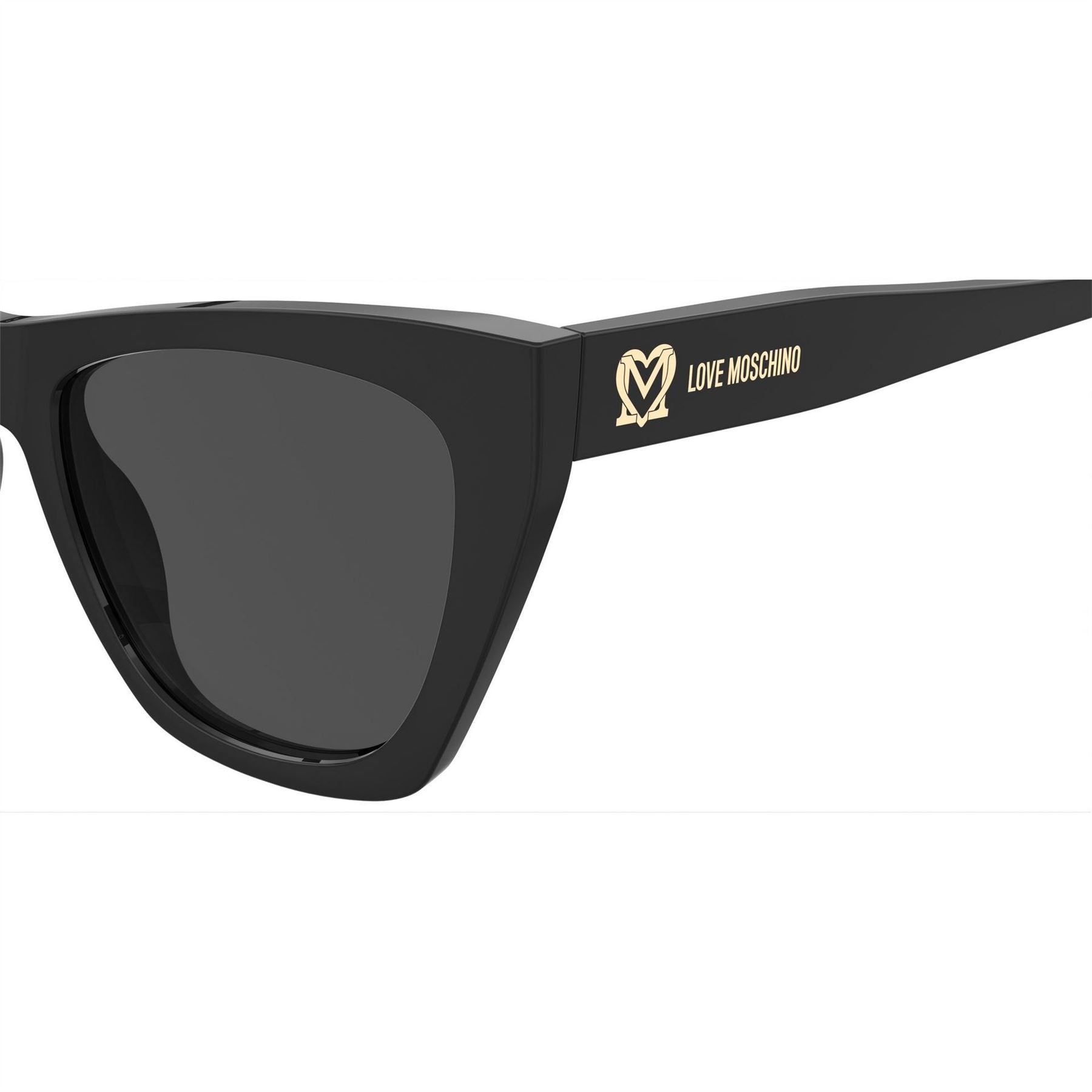 Moschino Rectangular Round Sunglasses