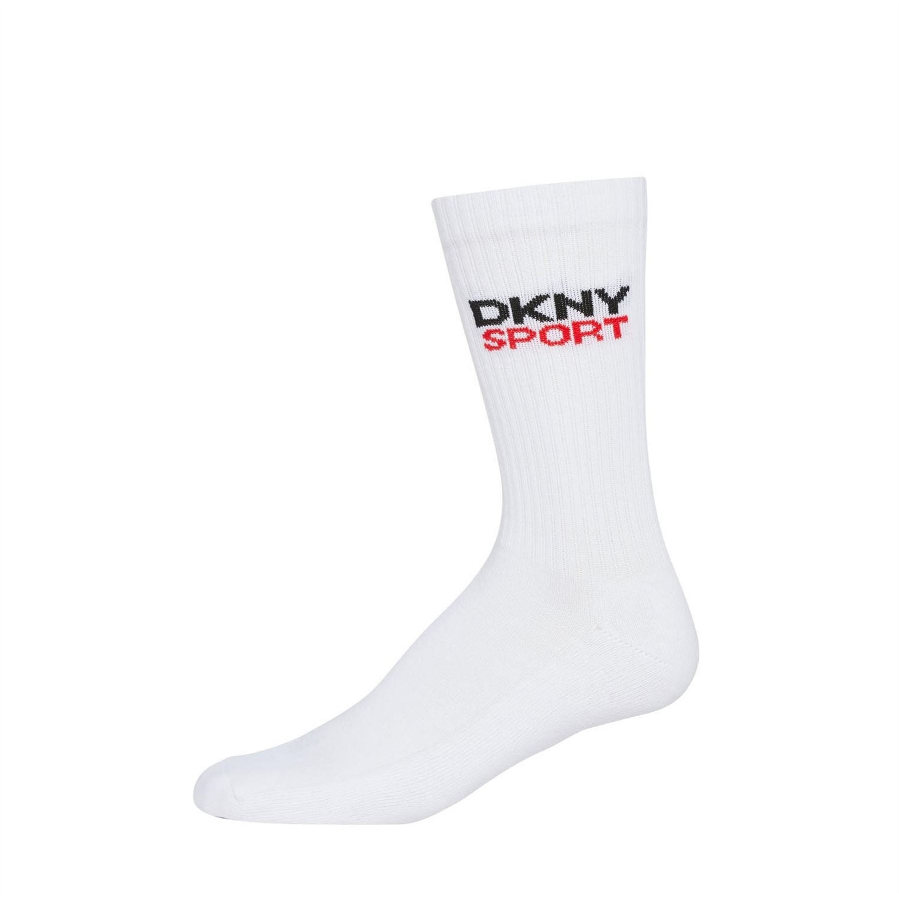 DKNY Mens 6 Pack Sports Socks Dogwood