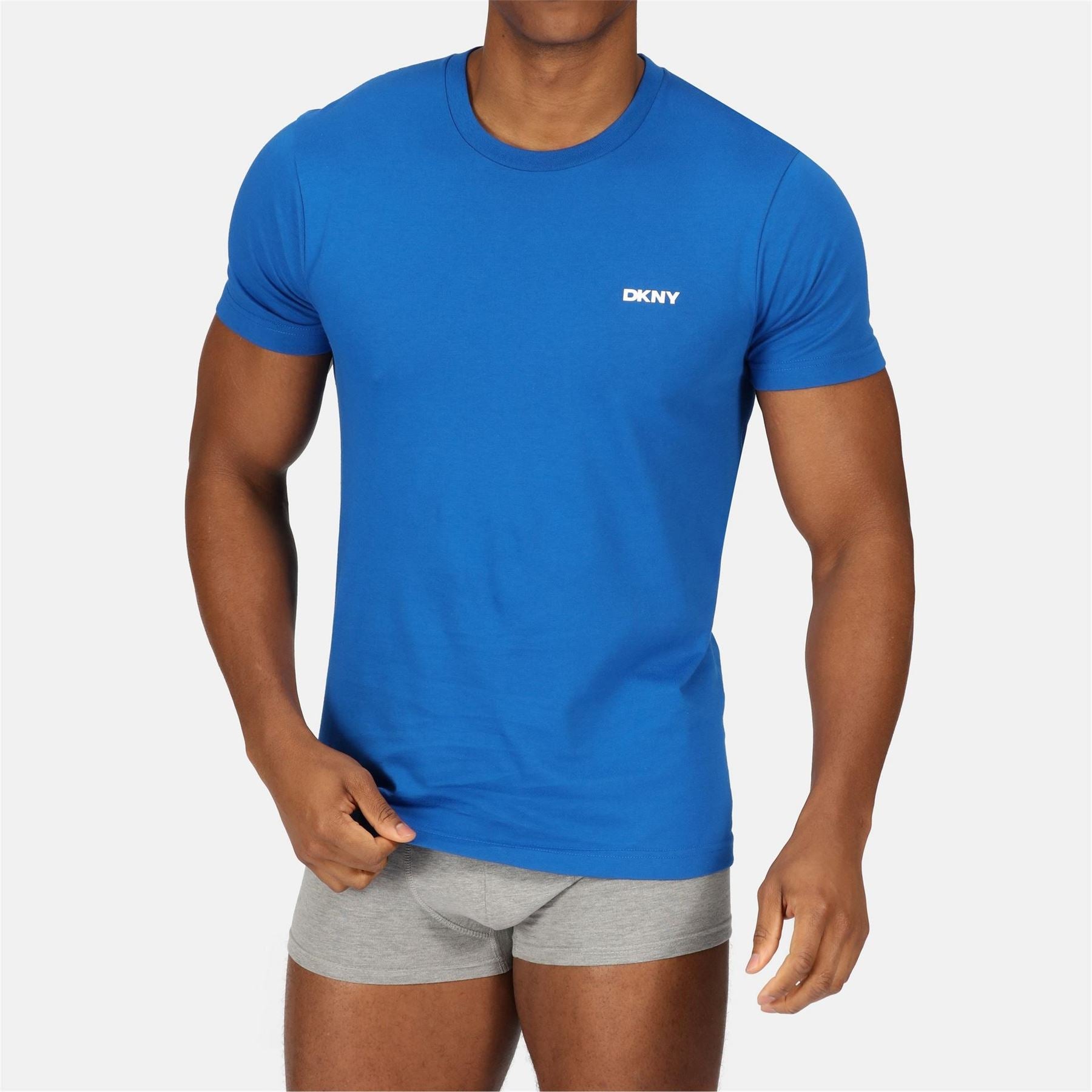 DKNY Mens 3 Pack Short Sleeve T-Shirts Giants