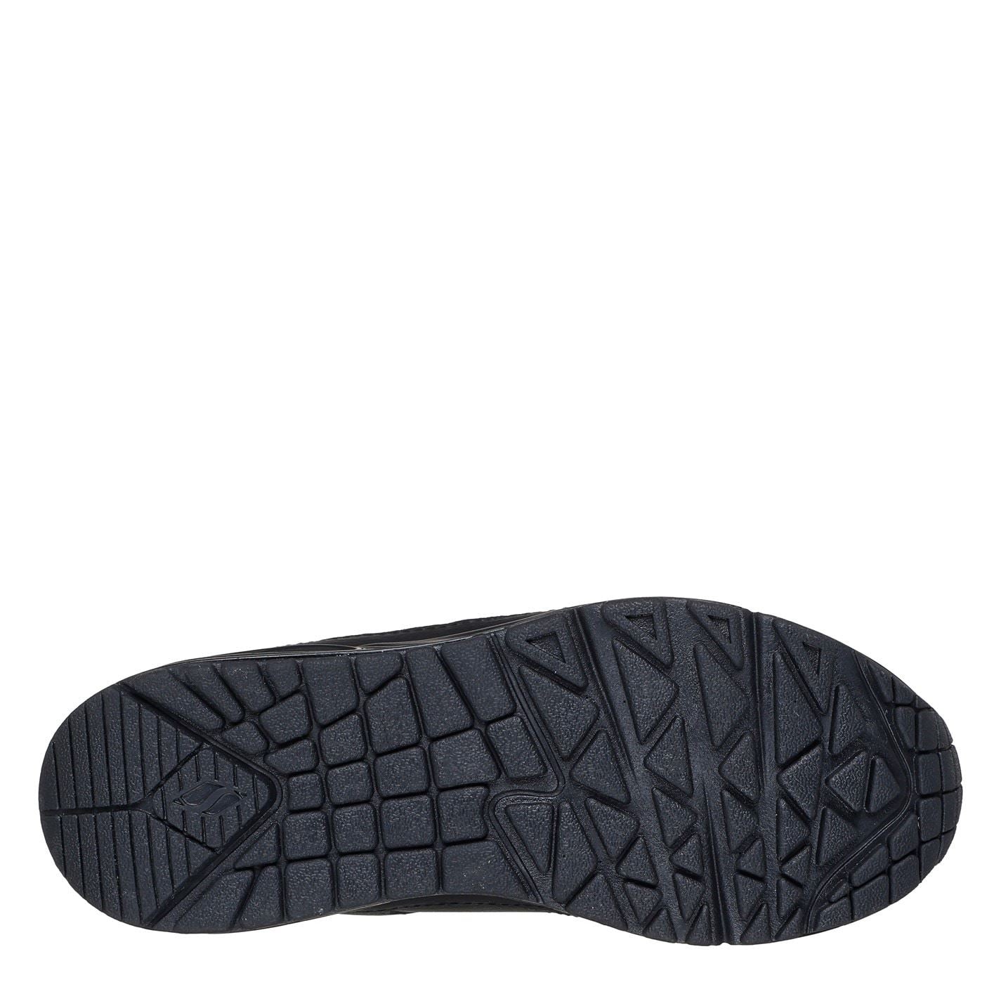 Skechers Monochromatic Lace Up Sneaker W Ove Court Trainers Boys