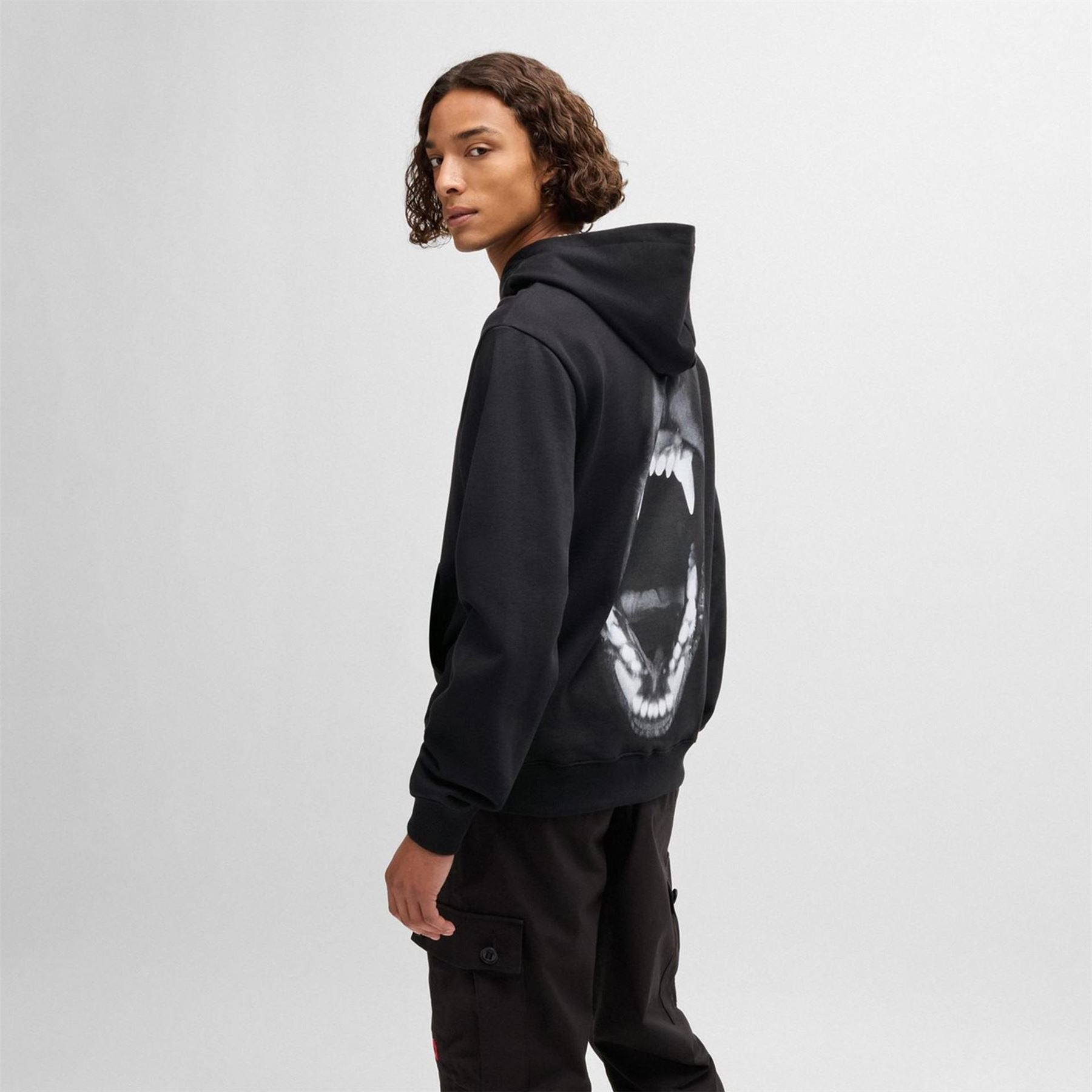 Hugo Hooded Large Genie Regular Fit Sweatshirt