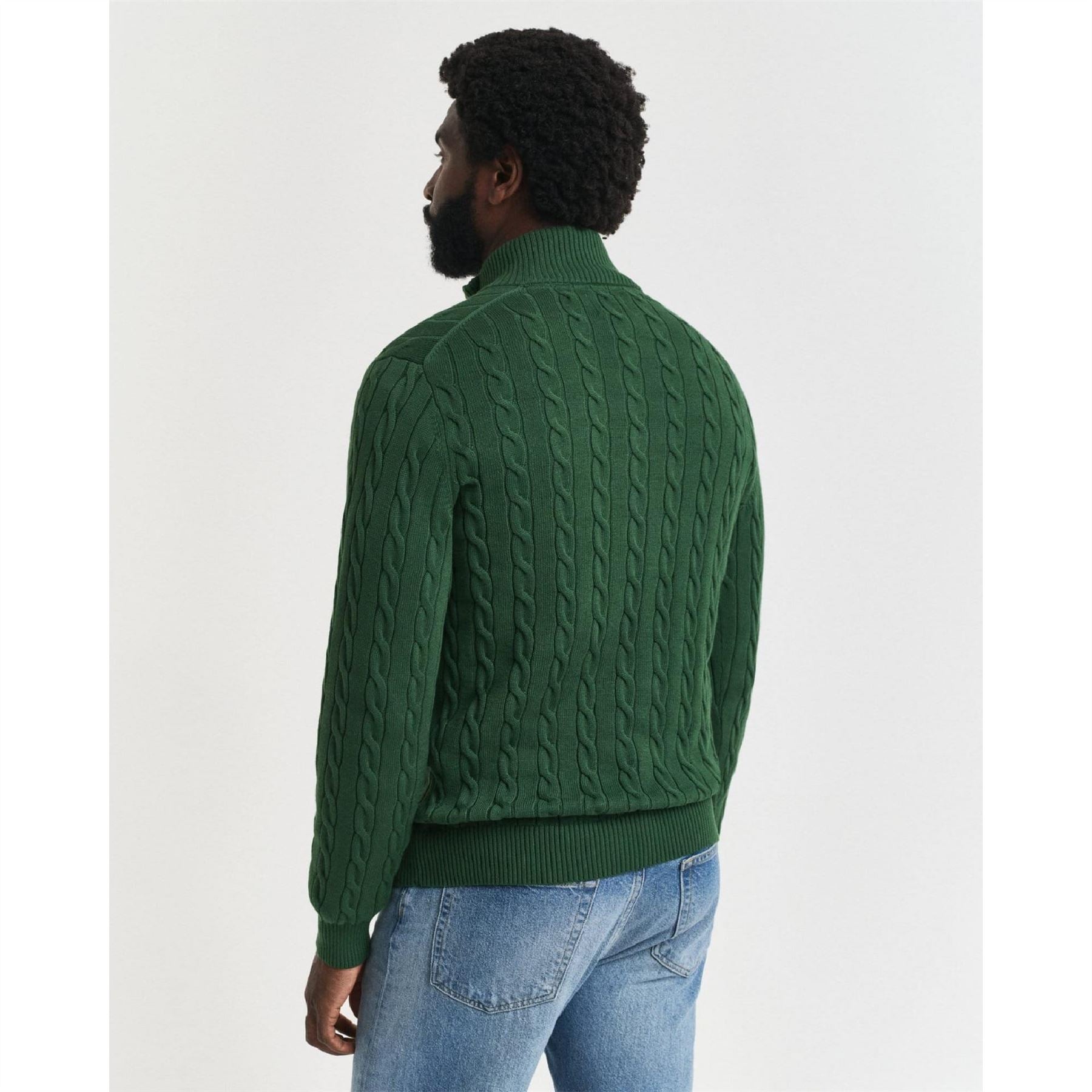 Gant Cable Half Zip Fleece