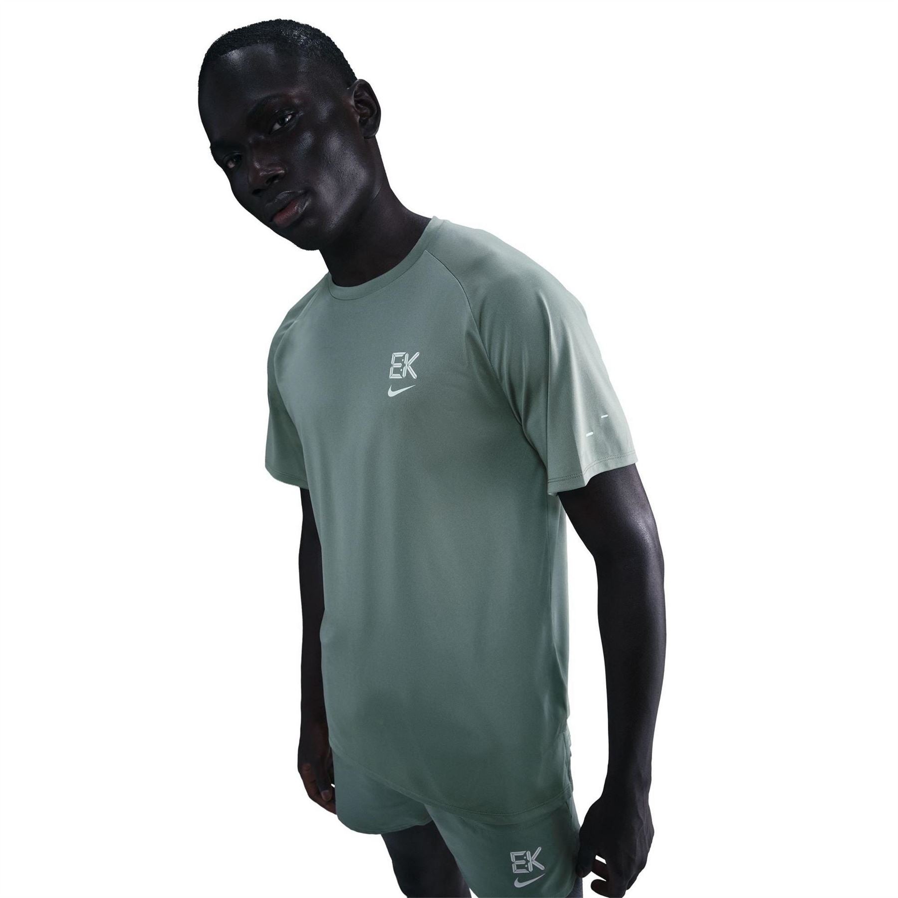 Nike Stride Crew Neck Raglan Sleeve Jersey T-Shirt