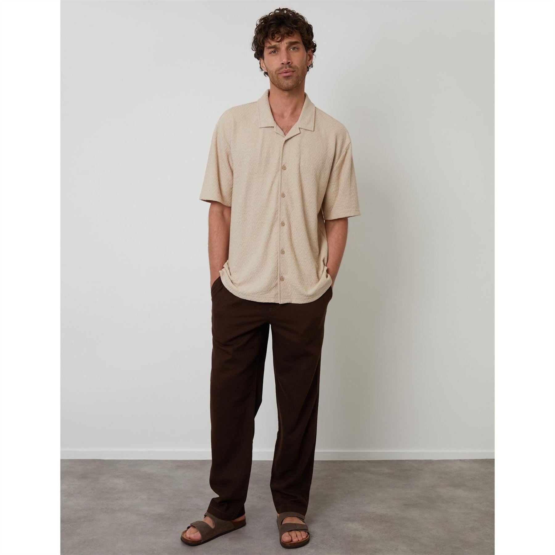 Threadbare Selkirk Relaxed Fit Short Sleeve Shirt