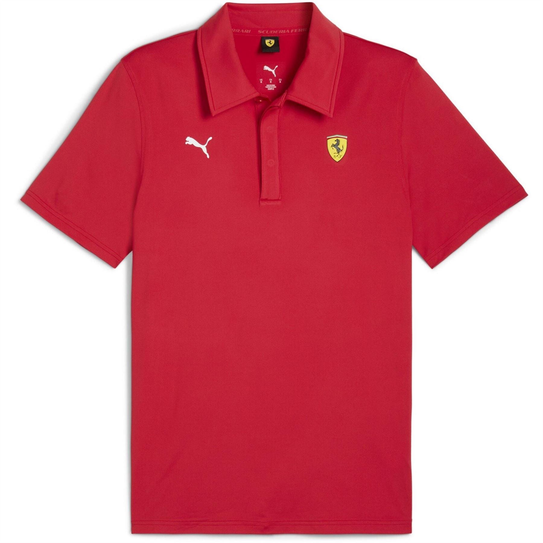 Puma Ferrari Sportswear Cloudspun Short Sleeve Polo