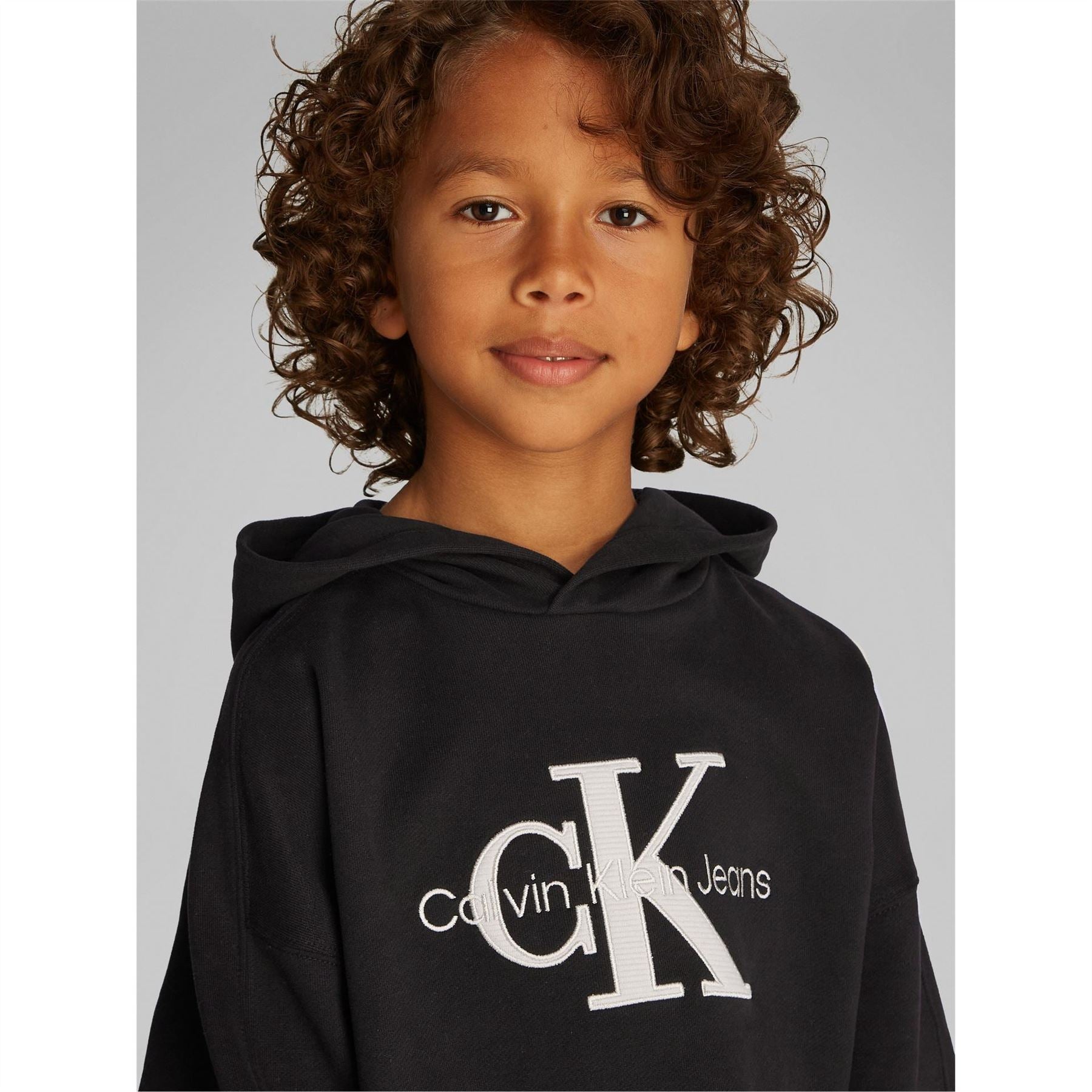 Calvin Klein Jeans Regular Fit Applique Hooded Sweatshirt