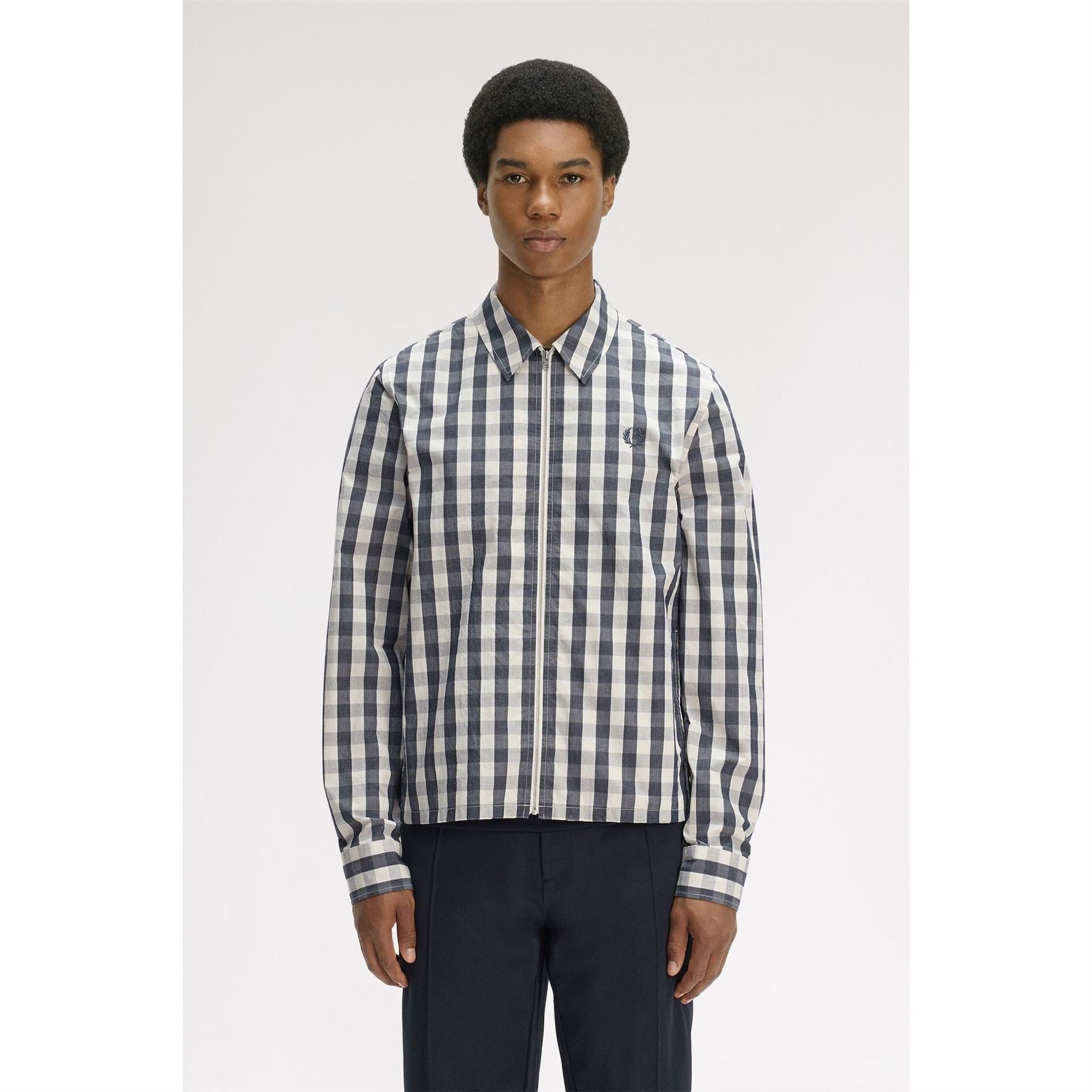 Fred Perry Long Sleeve Patterned Shirt