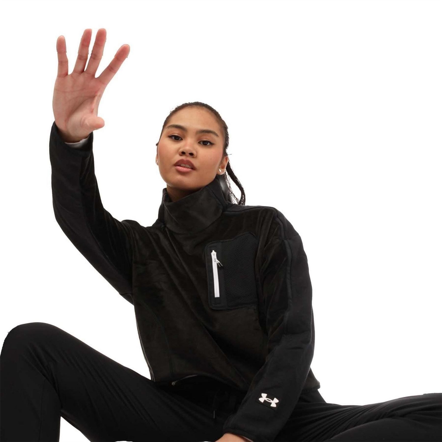 Under Armour Fleece Mock Neck Top