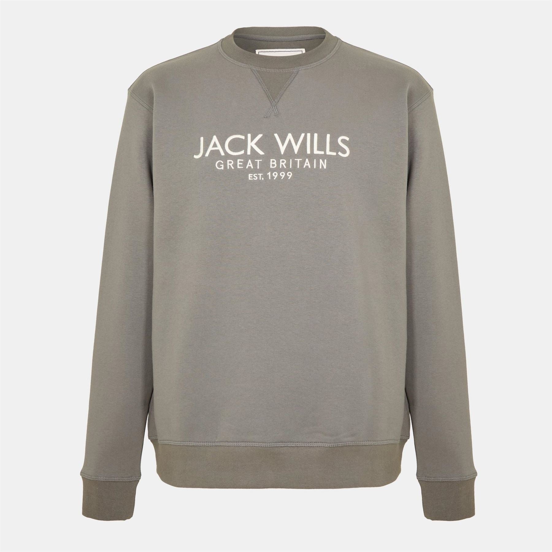 Jack Wills Belvue Graphic Logo Crew Neck Sweatshirt