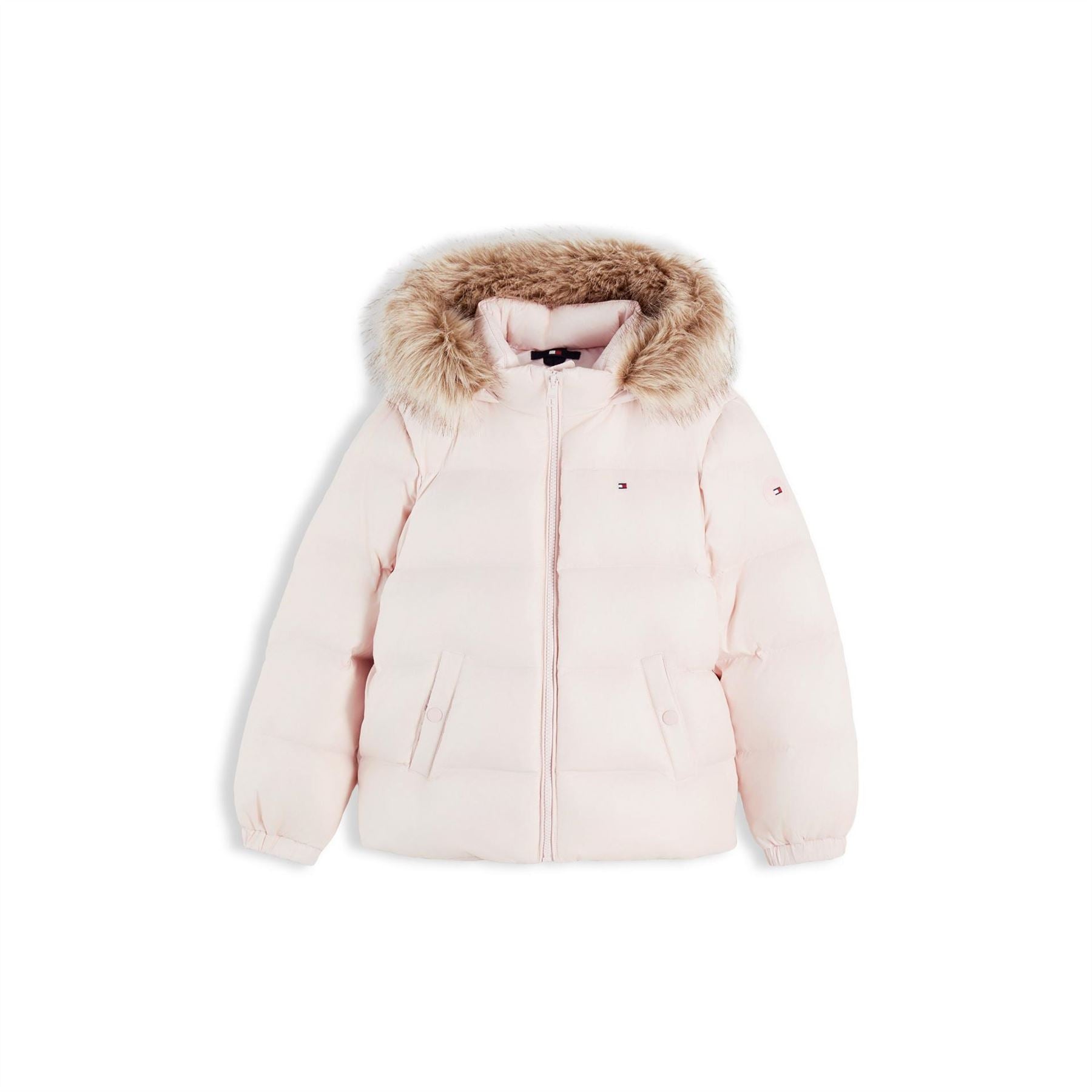 Tommy Hilfiger Essential Duck Down Full Zip Short Puffer Jacket