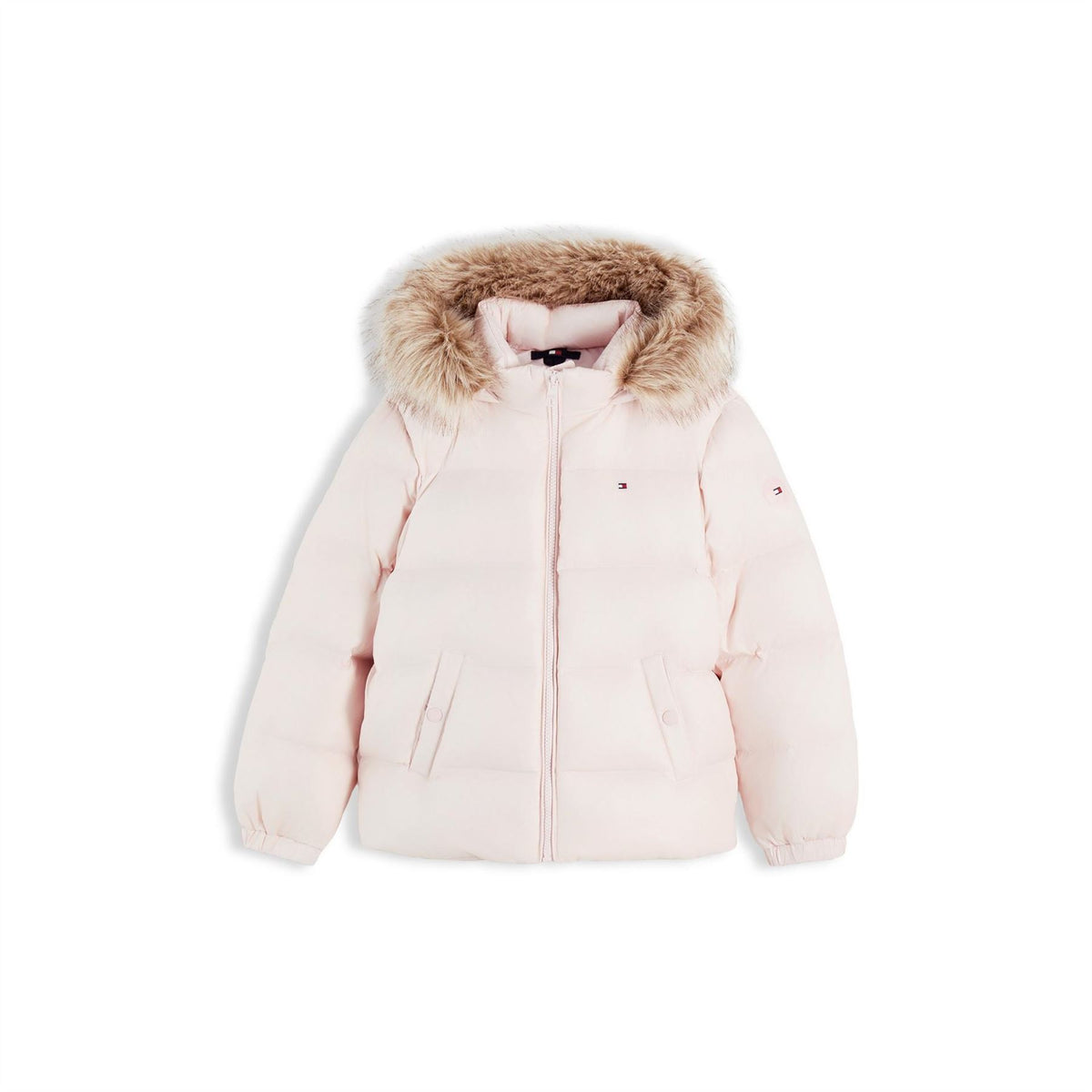 Tommy Hilfiger Essential Duck Down Full Zip Short Puffer Jacket
