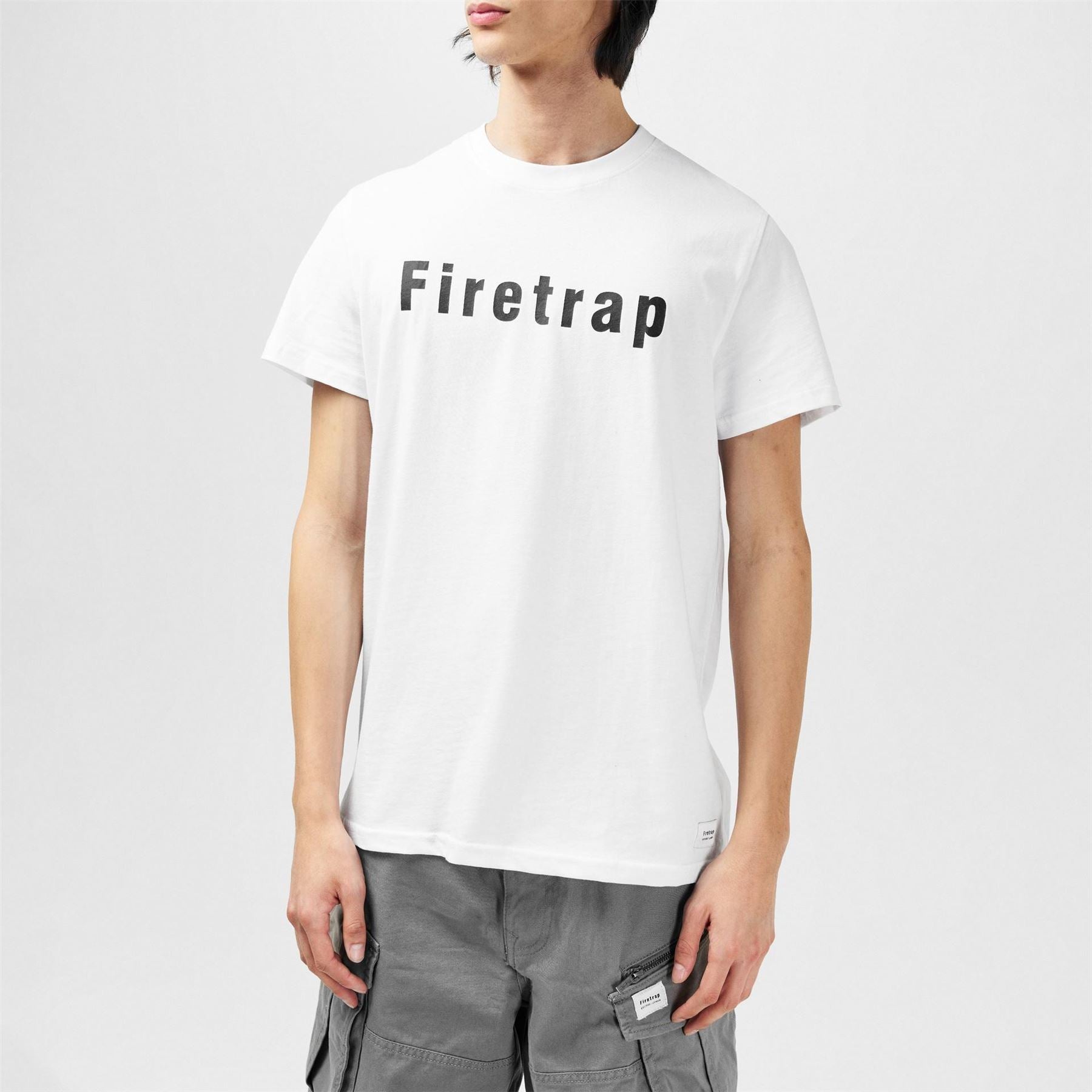 Firetrap Mens Large Logo T-Shirt