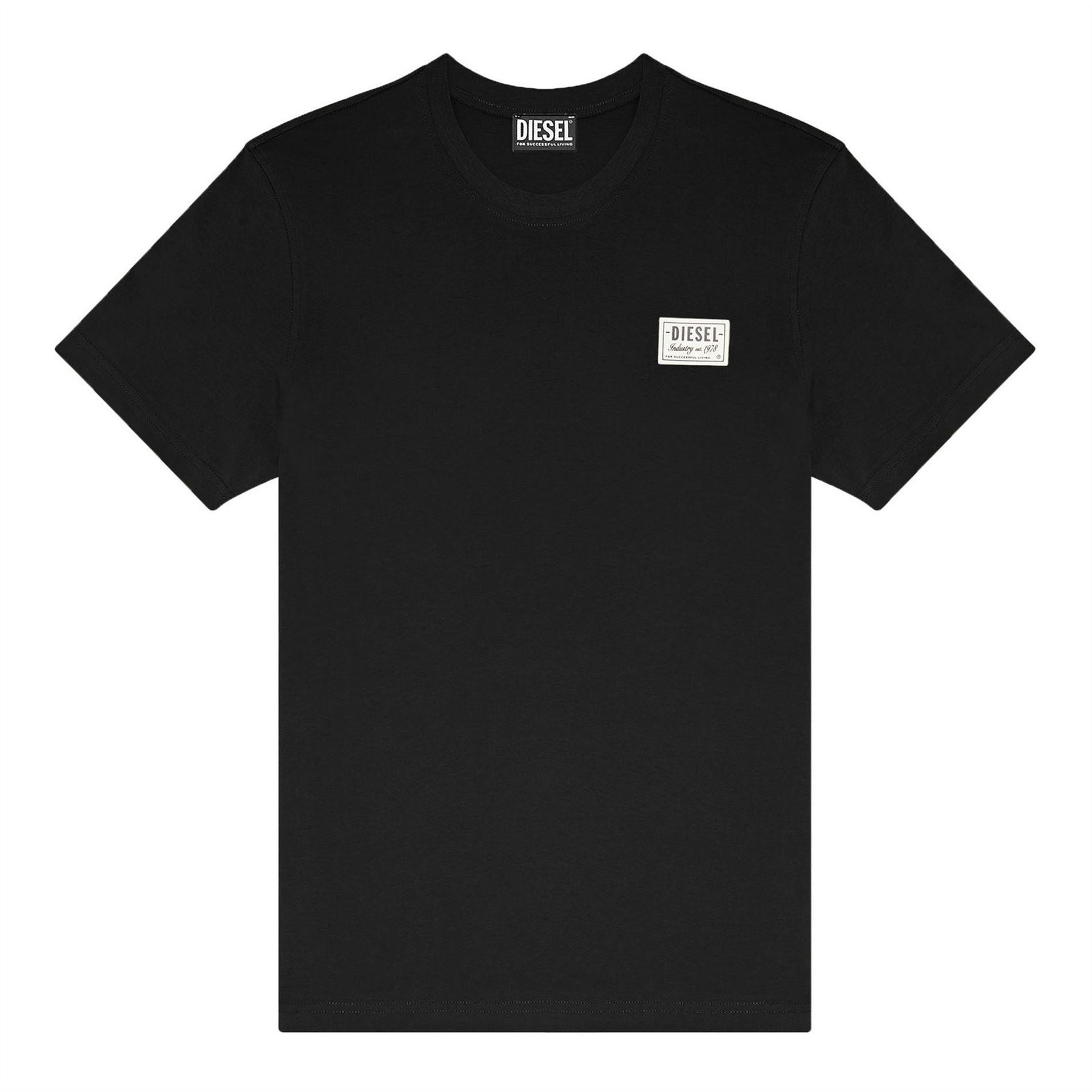 Diesel Mens Patch Logo T-Shirt
