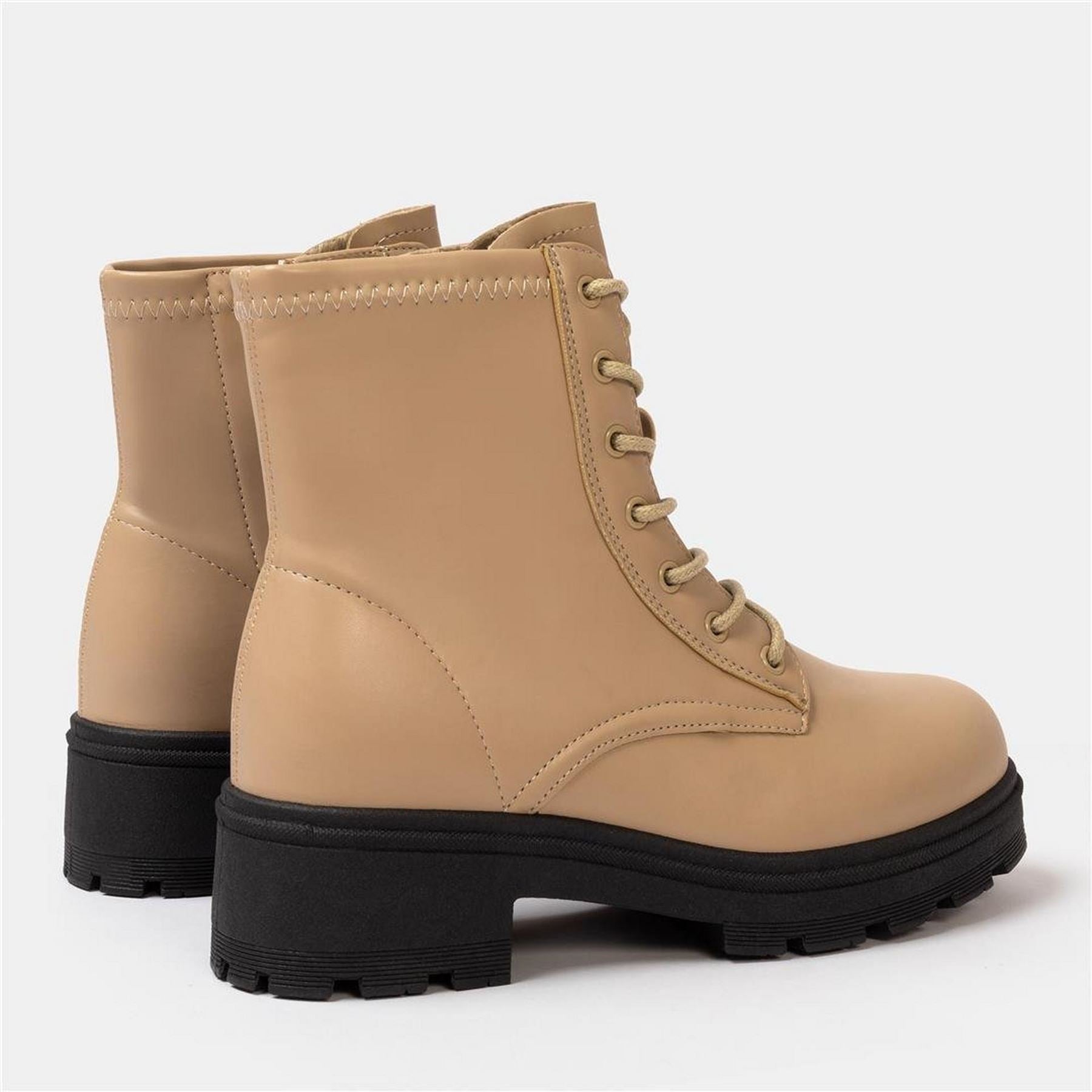 I Saw It First Womens Saw It First Biker Ankle Boots