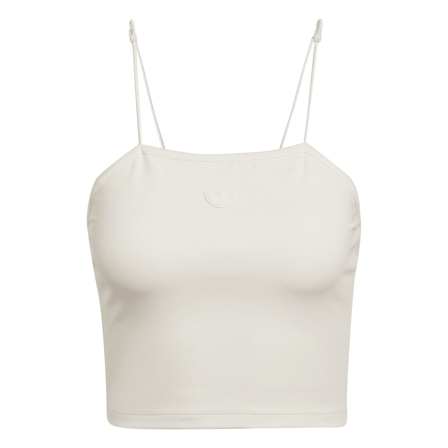 adidas Originals Cropped Slim Fit Square Neck Tank