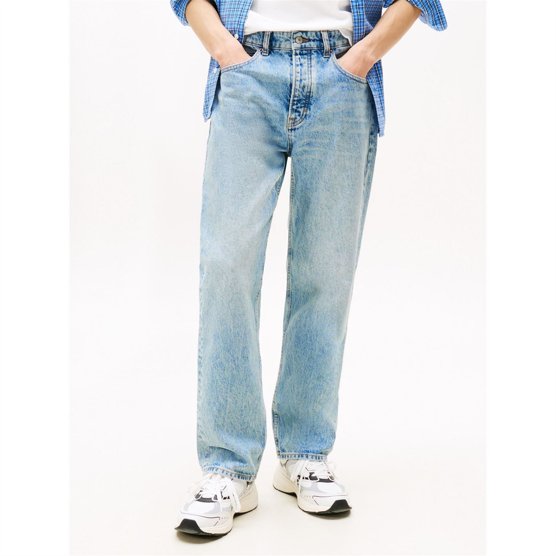 Tommy Jeans Otis Flag Wide Leg Relaxed Fit Jeans