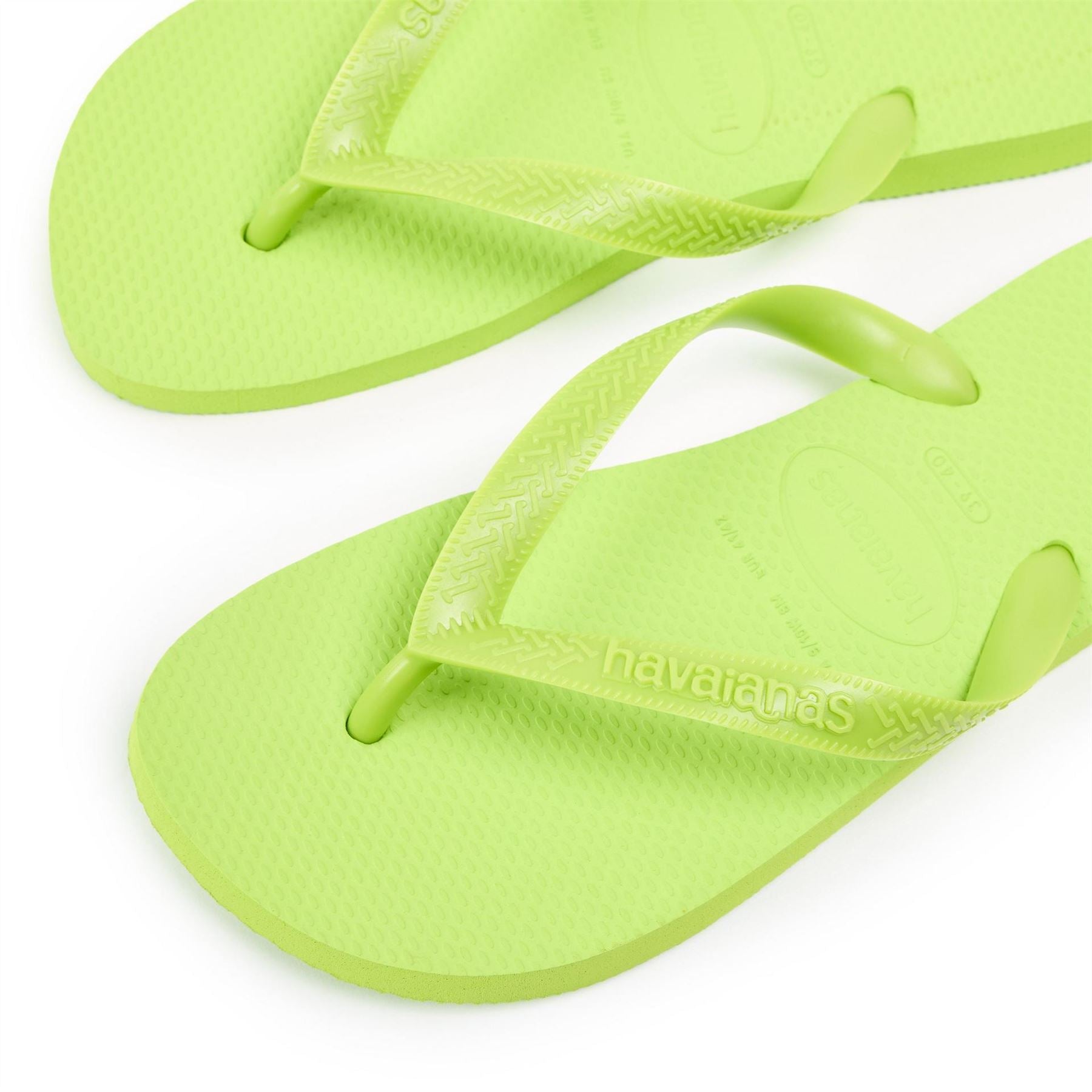 Havaianas Womens Hav. Top Leaf Green 37 38 Flip Flops