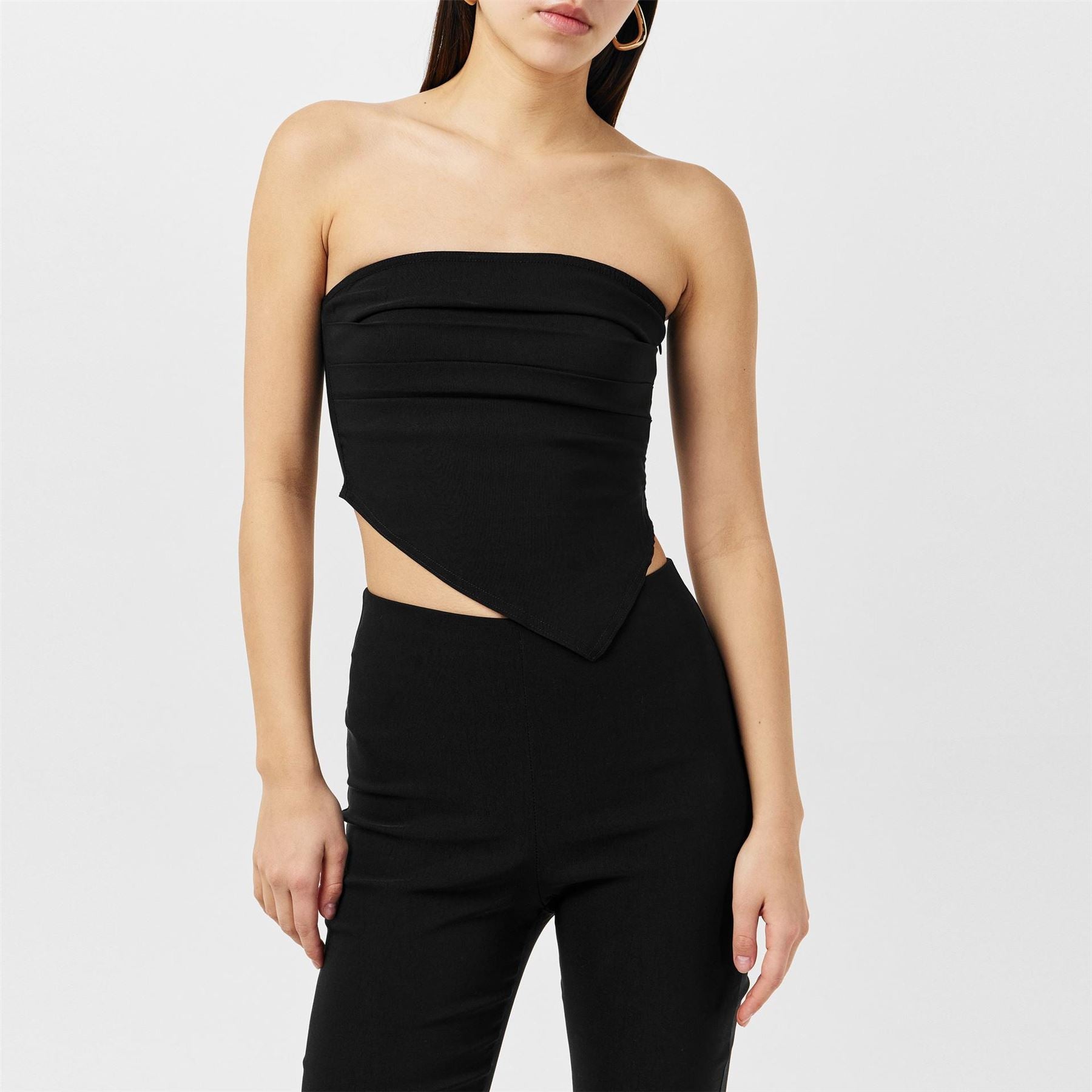 Missy Empire Womens Bengaline Corset Top