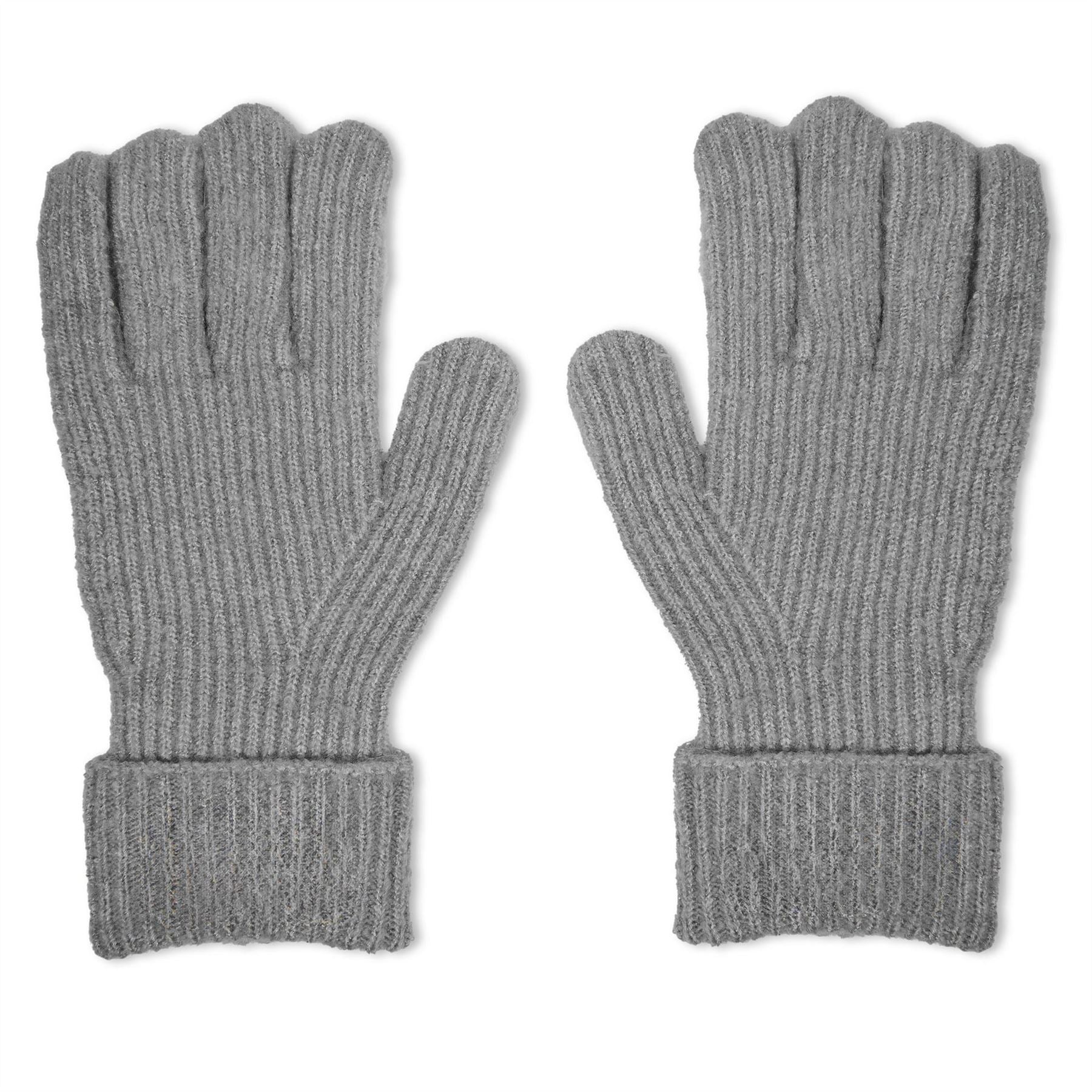 Jack Wills Adults Knitted Fleece Gloves