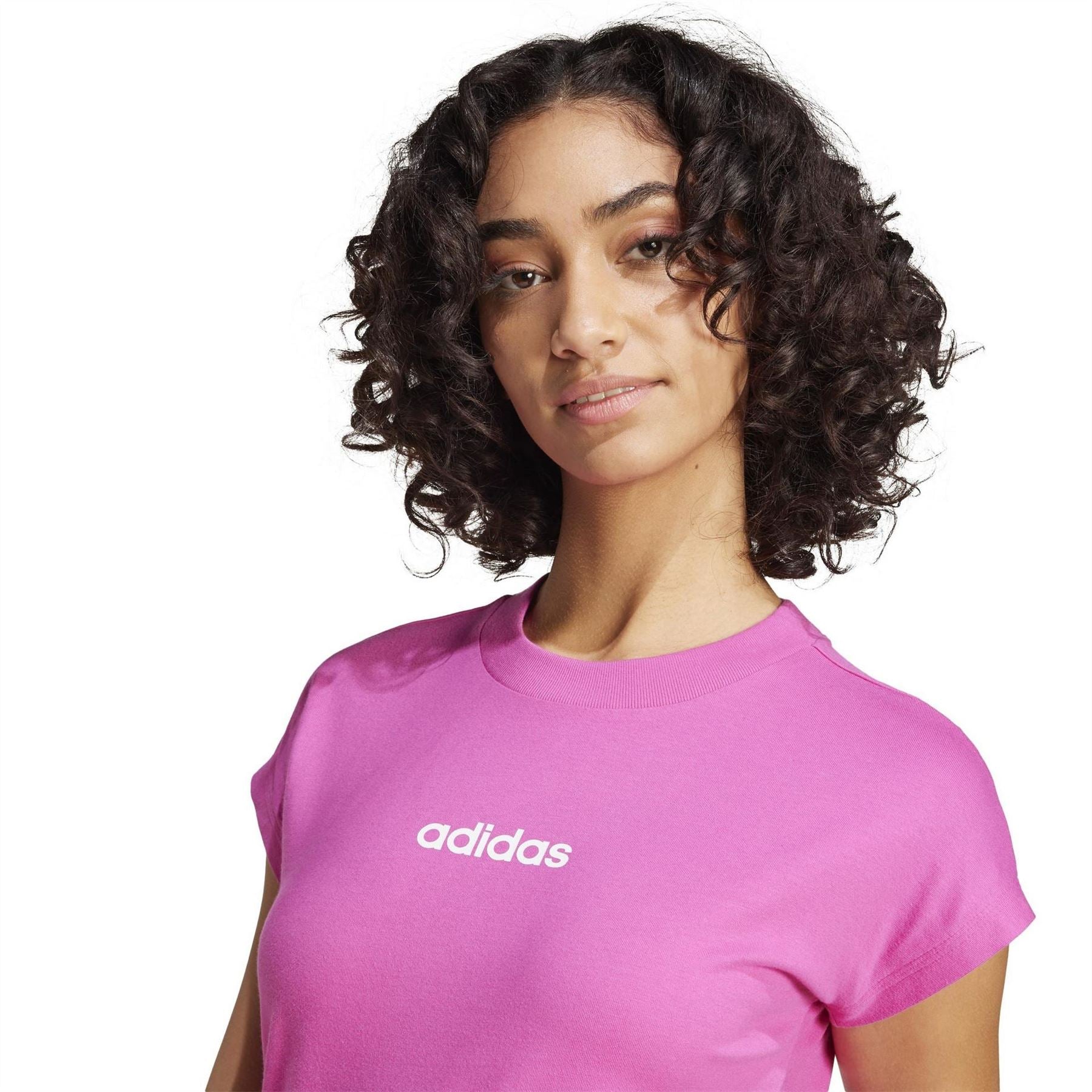 adidas Womens Essentials Linear Cotton T-Shirt