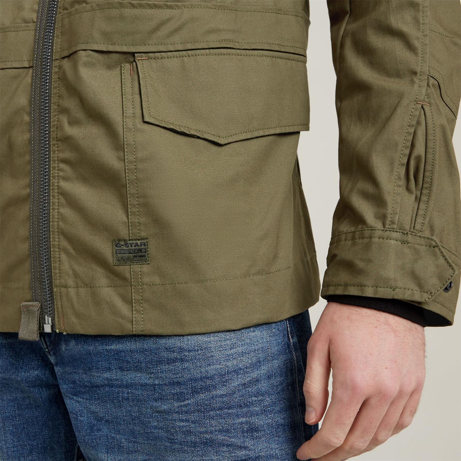 G Star Rovic Field Jacket High Neck