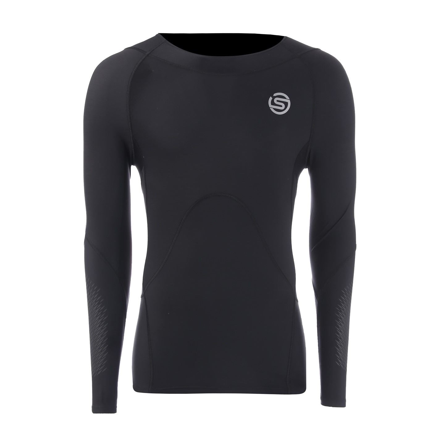 Skins Compression Fit Crew Neck Long Sleeve Top