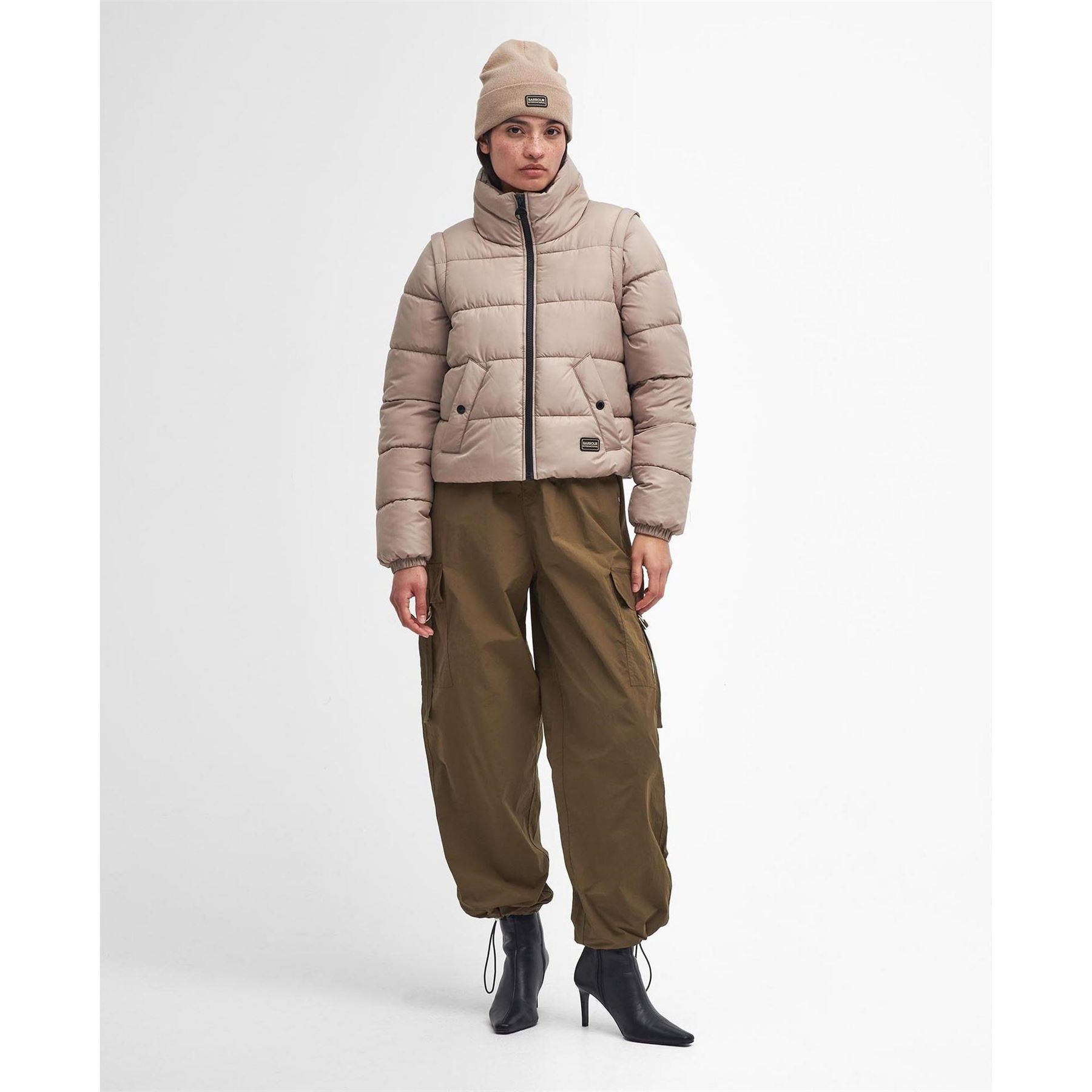 Barbour International Convertible Puffer Jacket