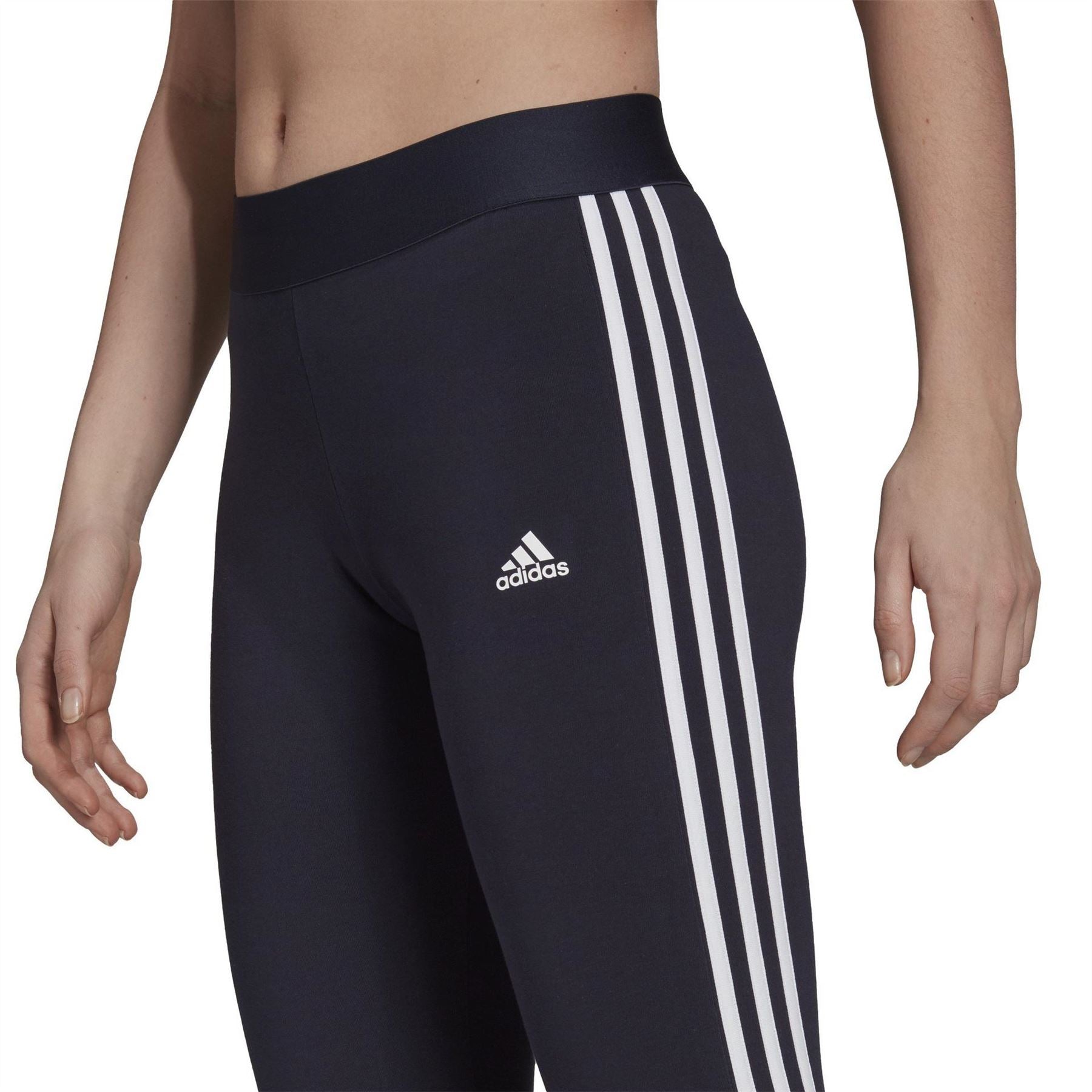 adidas Womens Essentials 3 Stripe Leggings