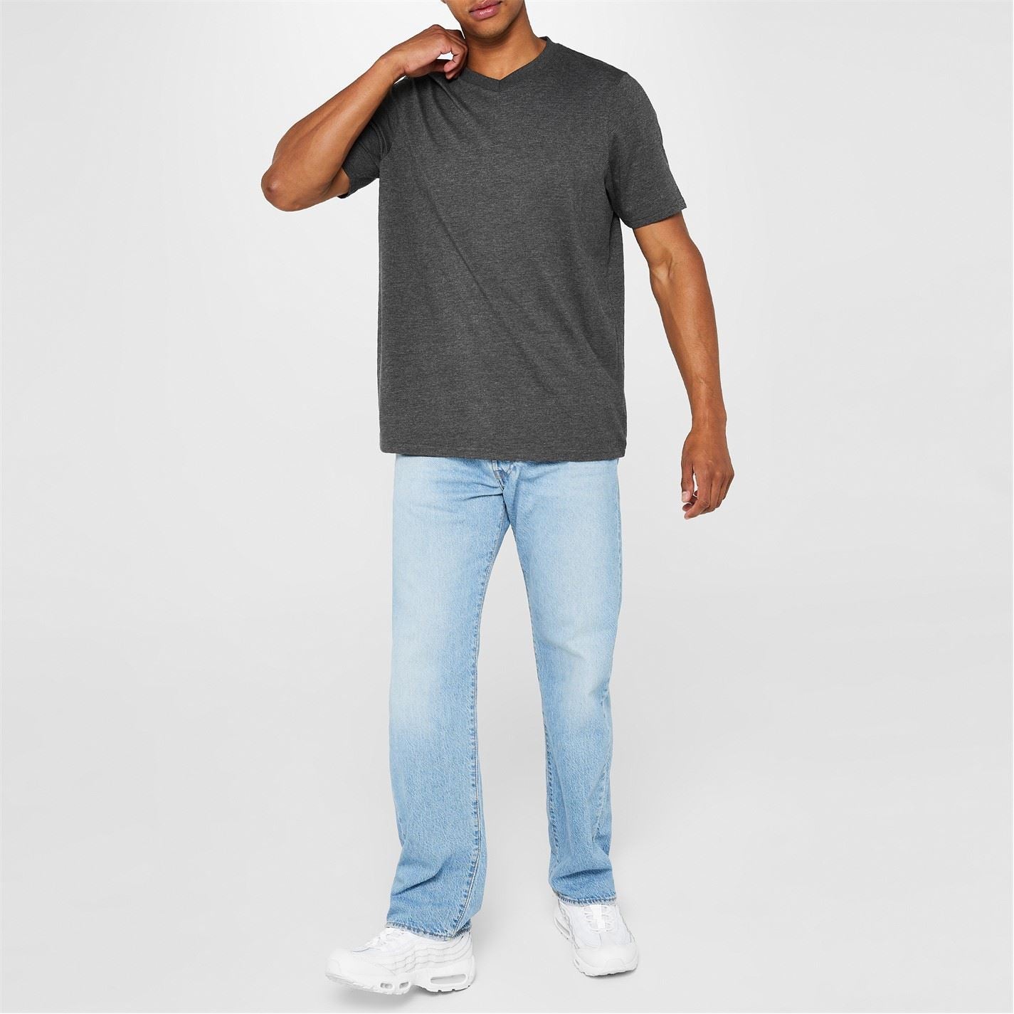 Donnay Mens Three Pack V Neck T-Shirt