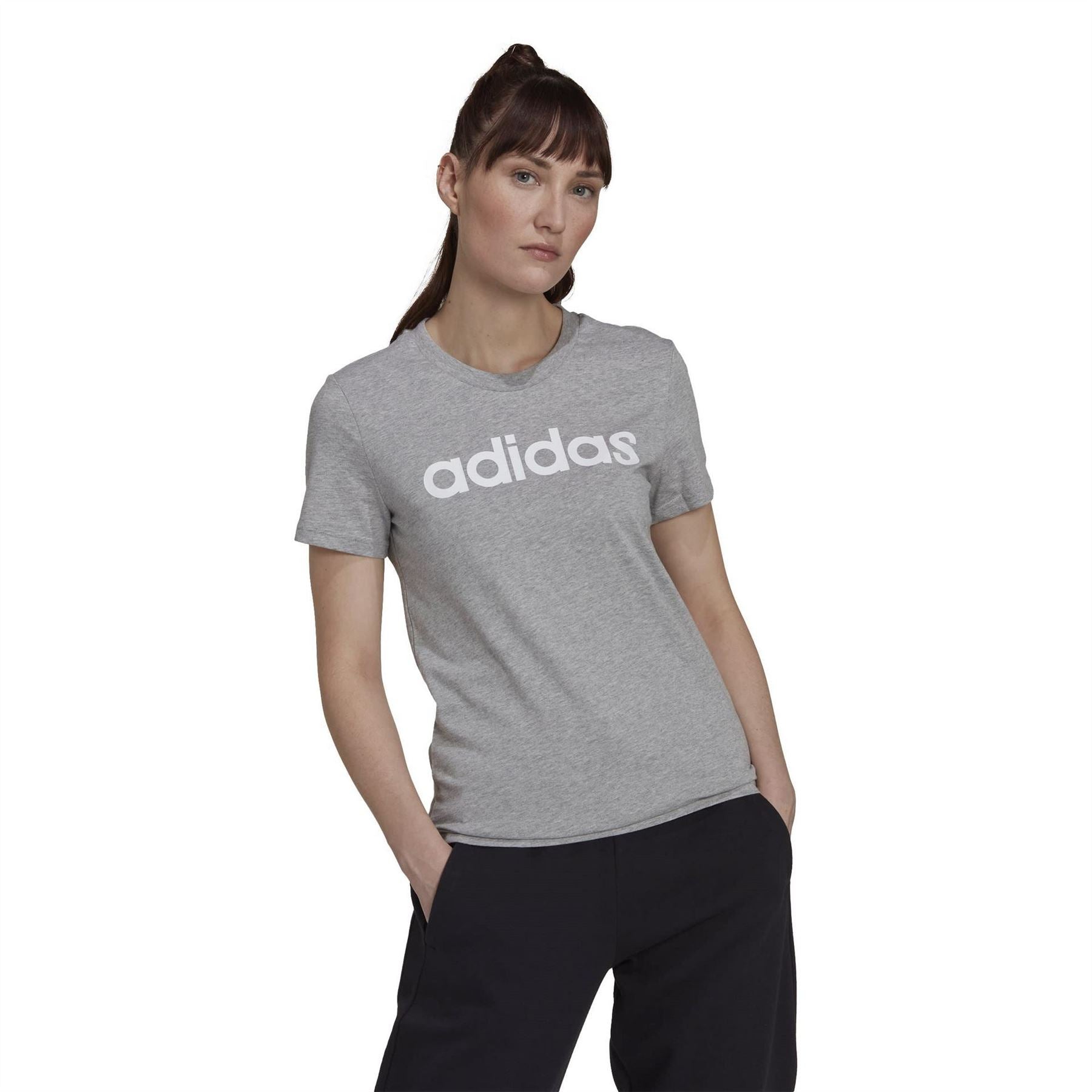 adidas Womens Slim Logo T-Shirt
