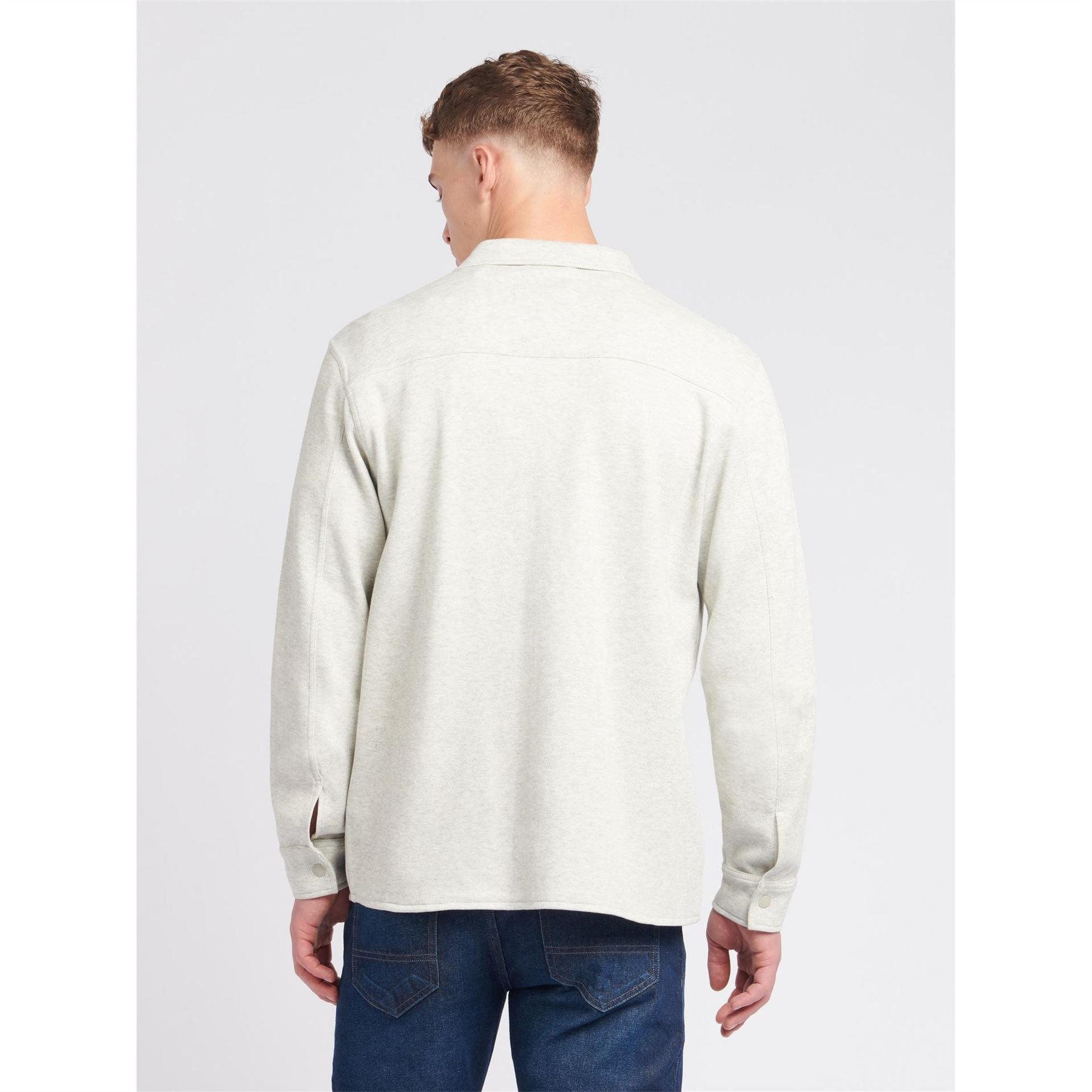Jack Wills Pique Long Sleeve Relaxed Fit Overshirt