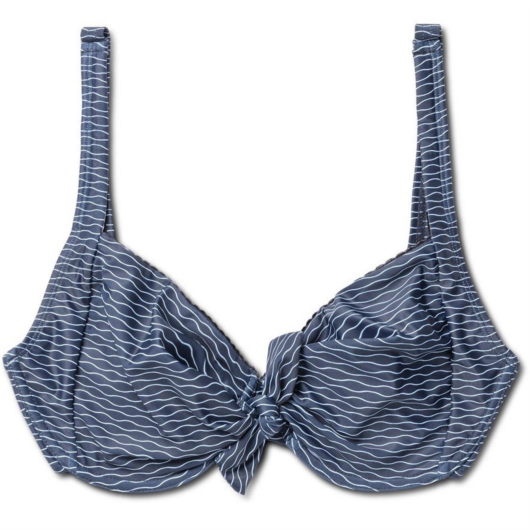 Panos Emporio Wave Pattern Balconette Bikinis